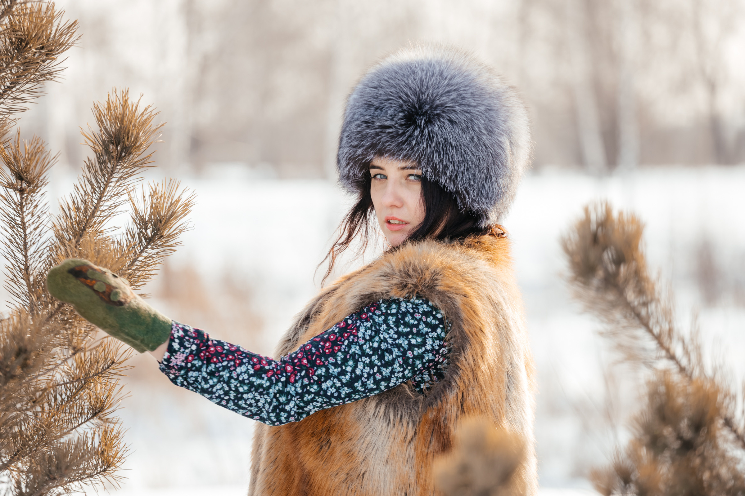 Ксюша. Зимние прогулки. Фотограф в Красноярске Оксана Корчагина
