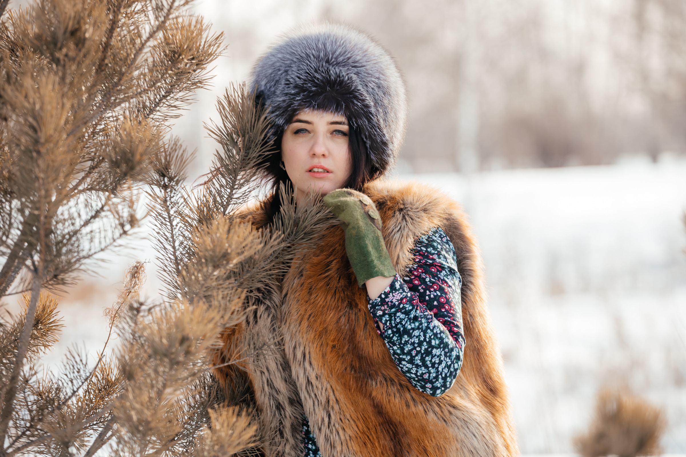 Ксюша. Зимние прогулки. Фотограф в Красноярске Оксана Корчагина