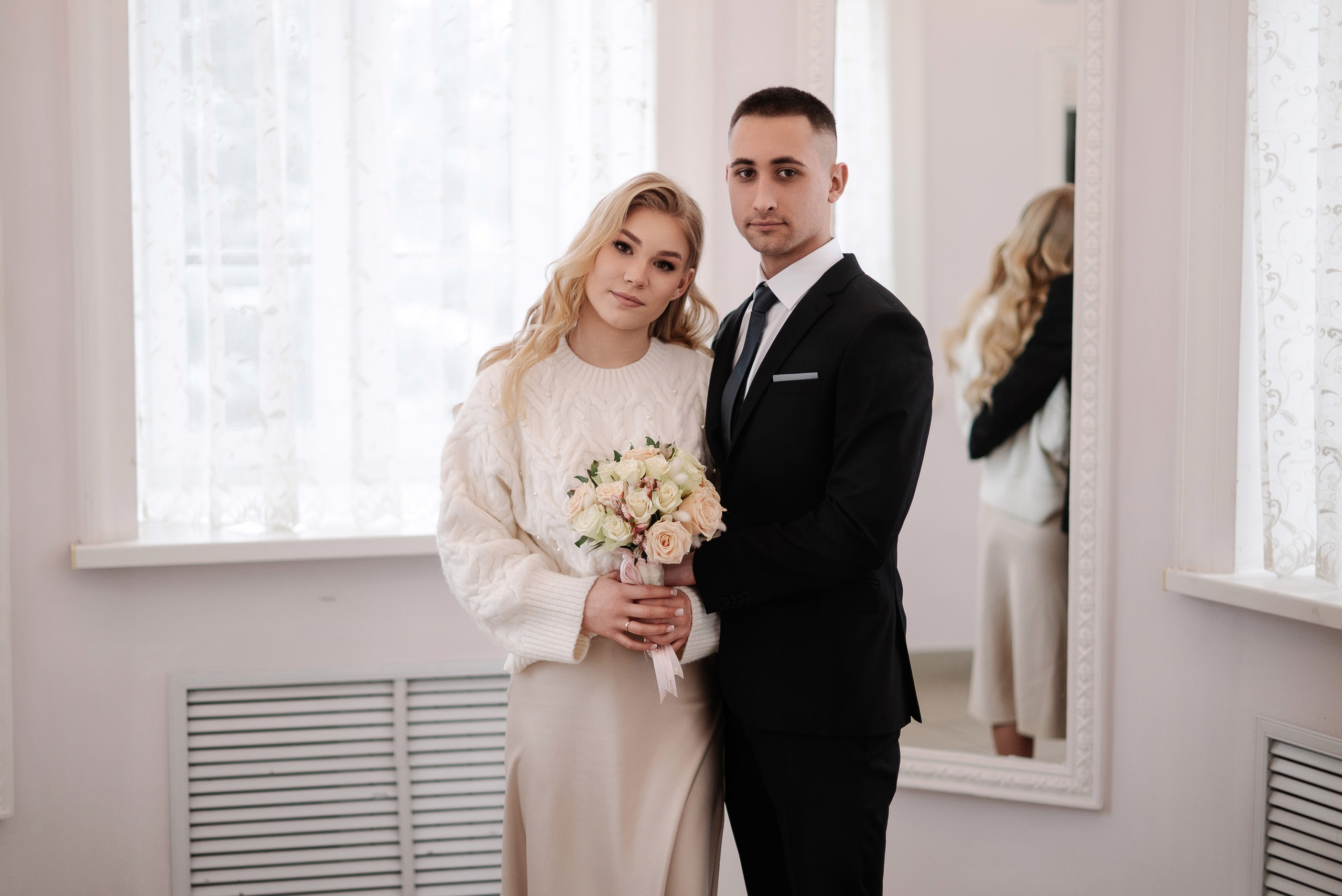 Александра и Алексей, роспись и прогулка зимой. Свадебный и портретный фотограф в Липецке Юлия Свит