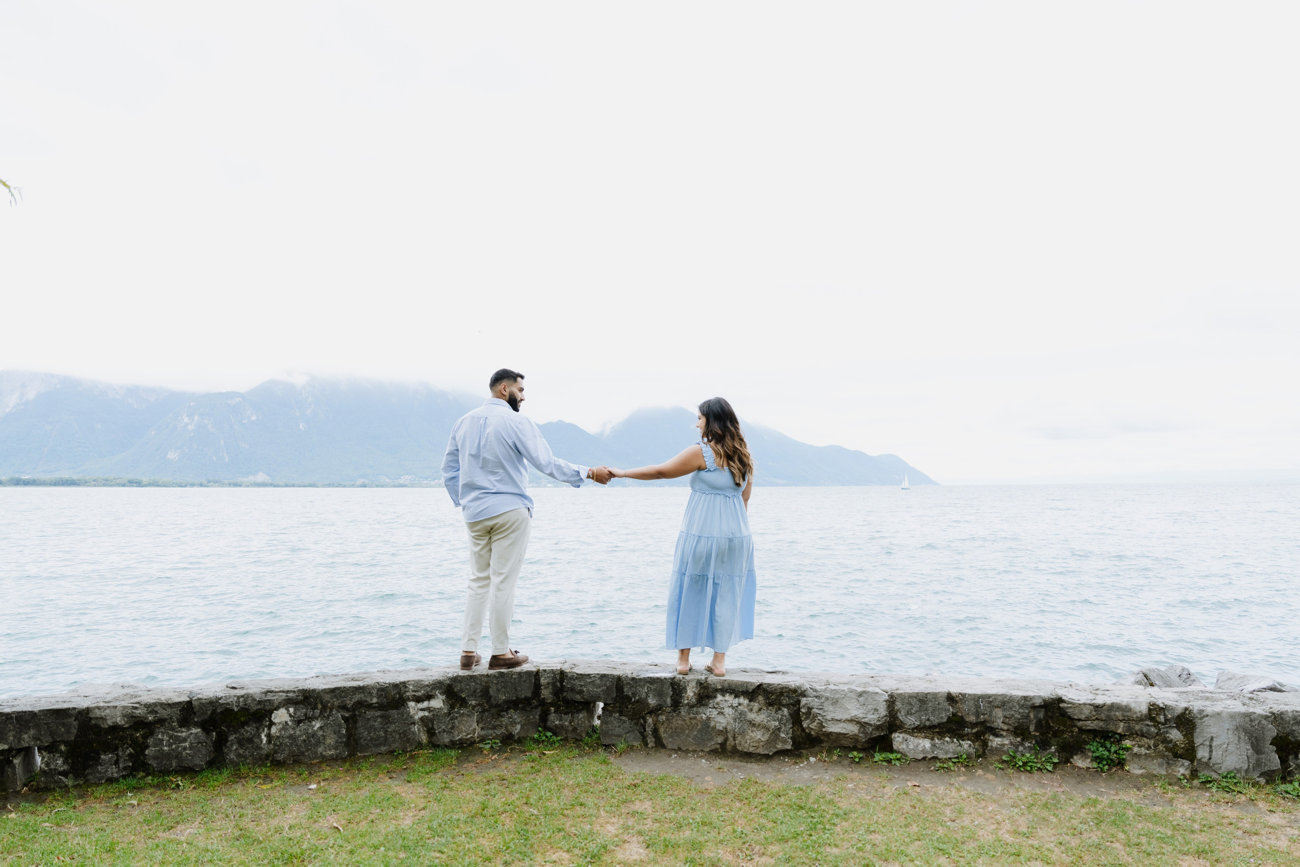 Krishna & Ravi | Proposal Montreux. Professional Wedding Photographer Geneva & Romande Switzerland | Tanya Creator