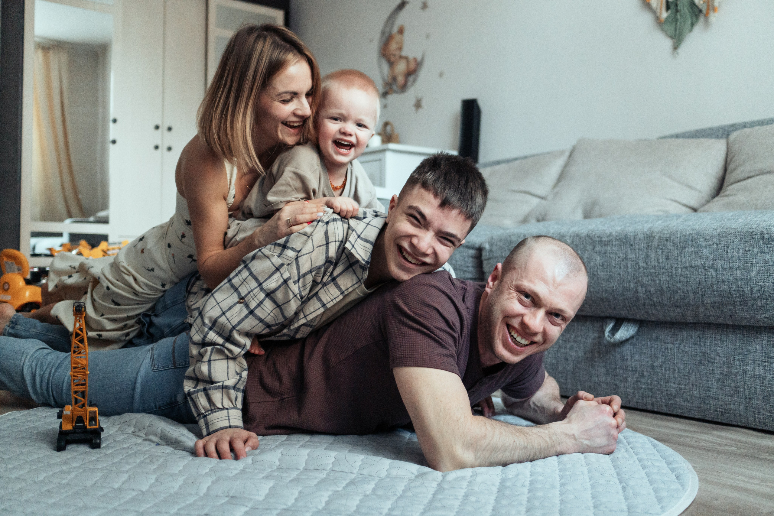 Катя, Антон, Вадим и Миша. Семейный и детский фотограф в Санкт-Петербурге Наталья Григорьева