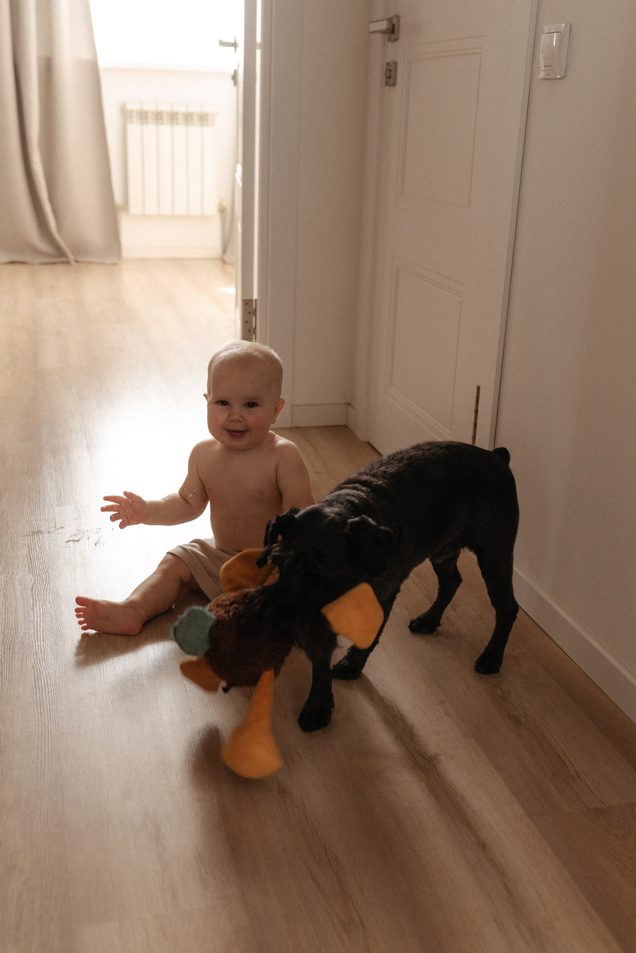 Семейная фотосессия дома с малышом. Семейный и портретный фотограф Нижний Новгород