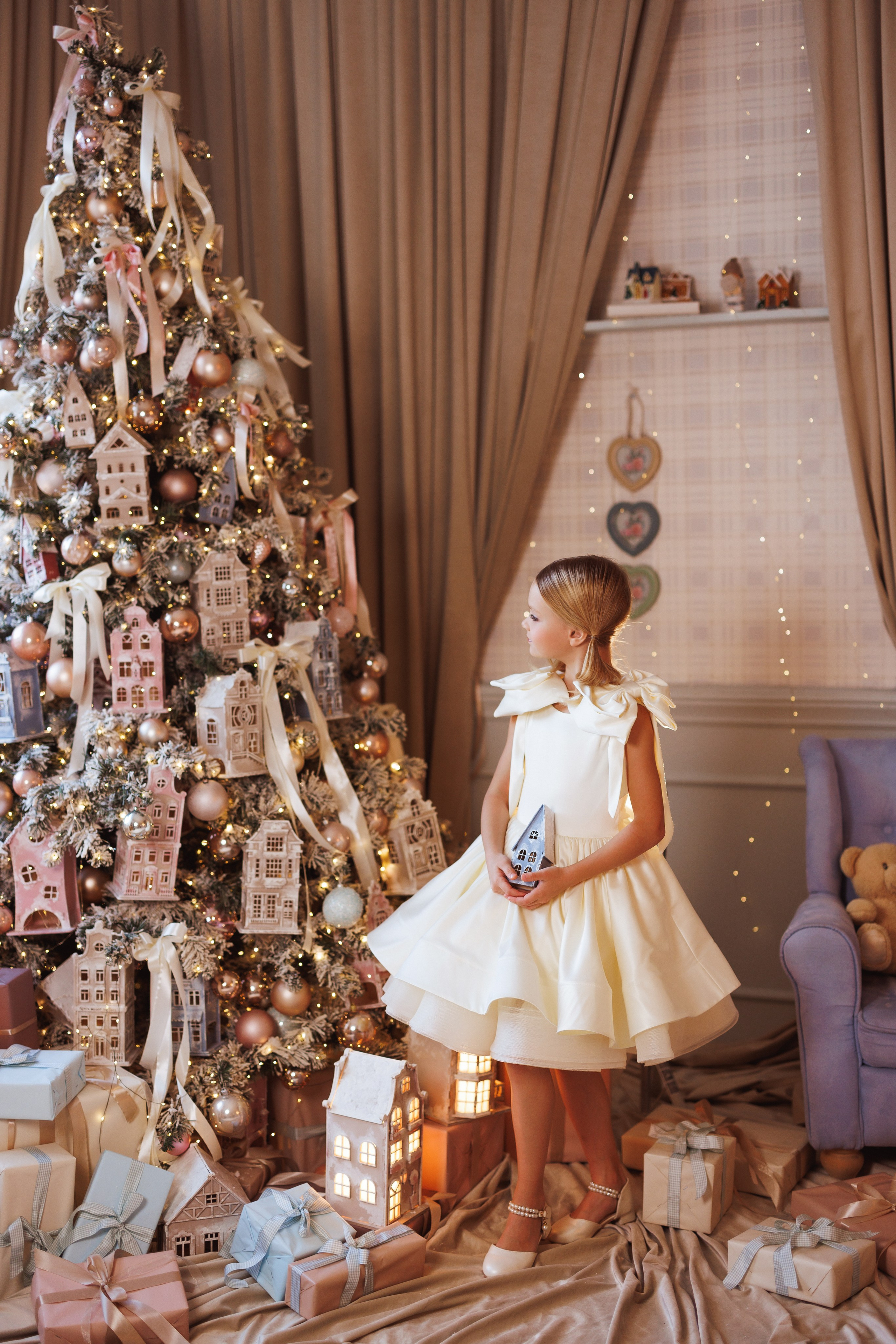 Детская новогодняя фотосессия в фотостудии «Alice», город Краснодар. Семейный и детский фотограф в Краснодаре Анна Трашкова