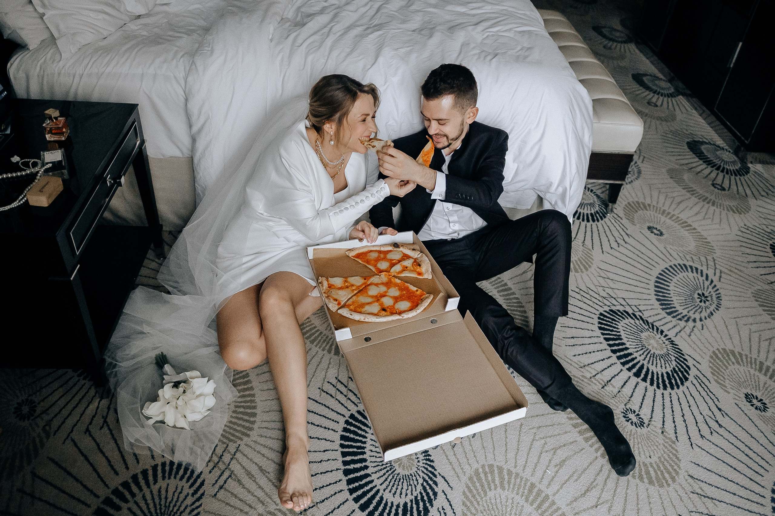 Свадебная съемка в отеле Москвы