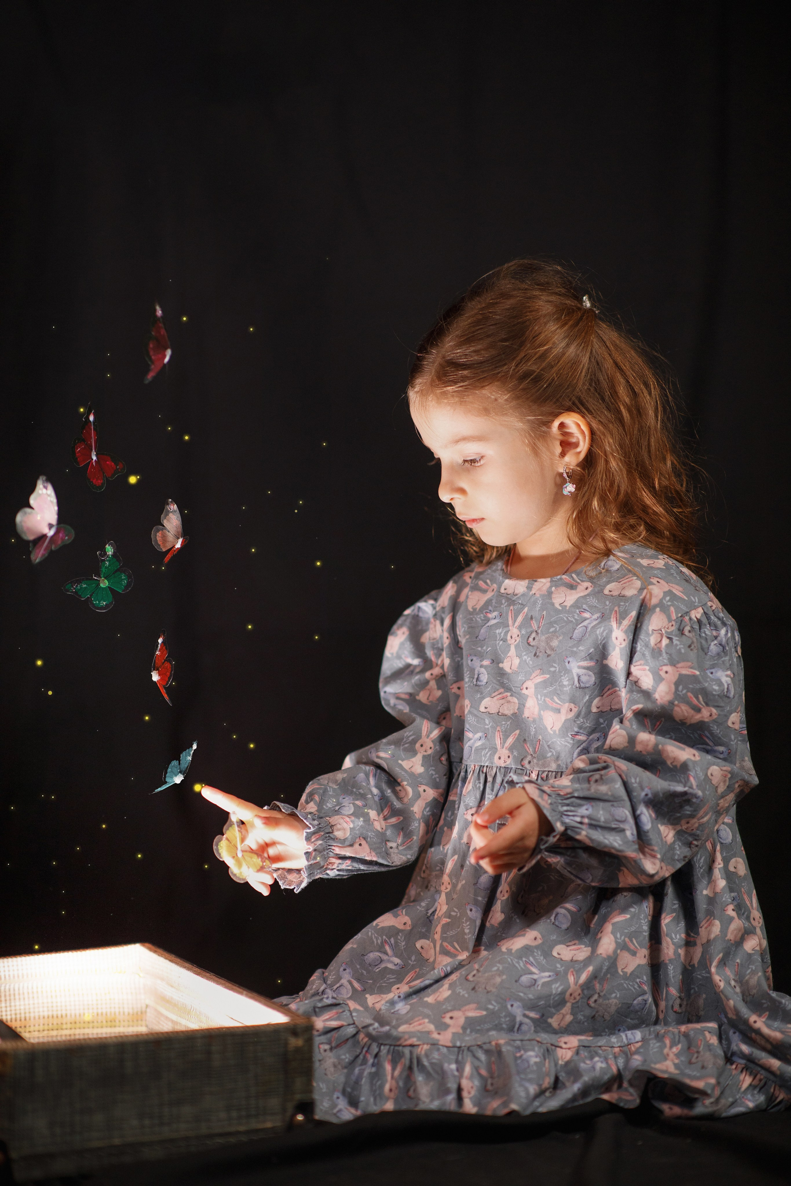 Волшебная фотосессия с чемоданом и бабочками. Фотограф во Владикавказе Юрий Геворгизов