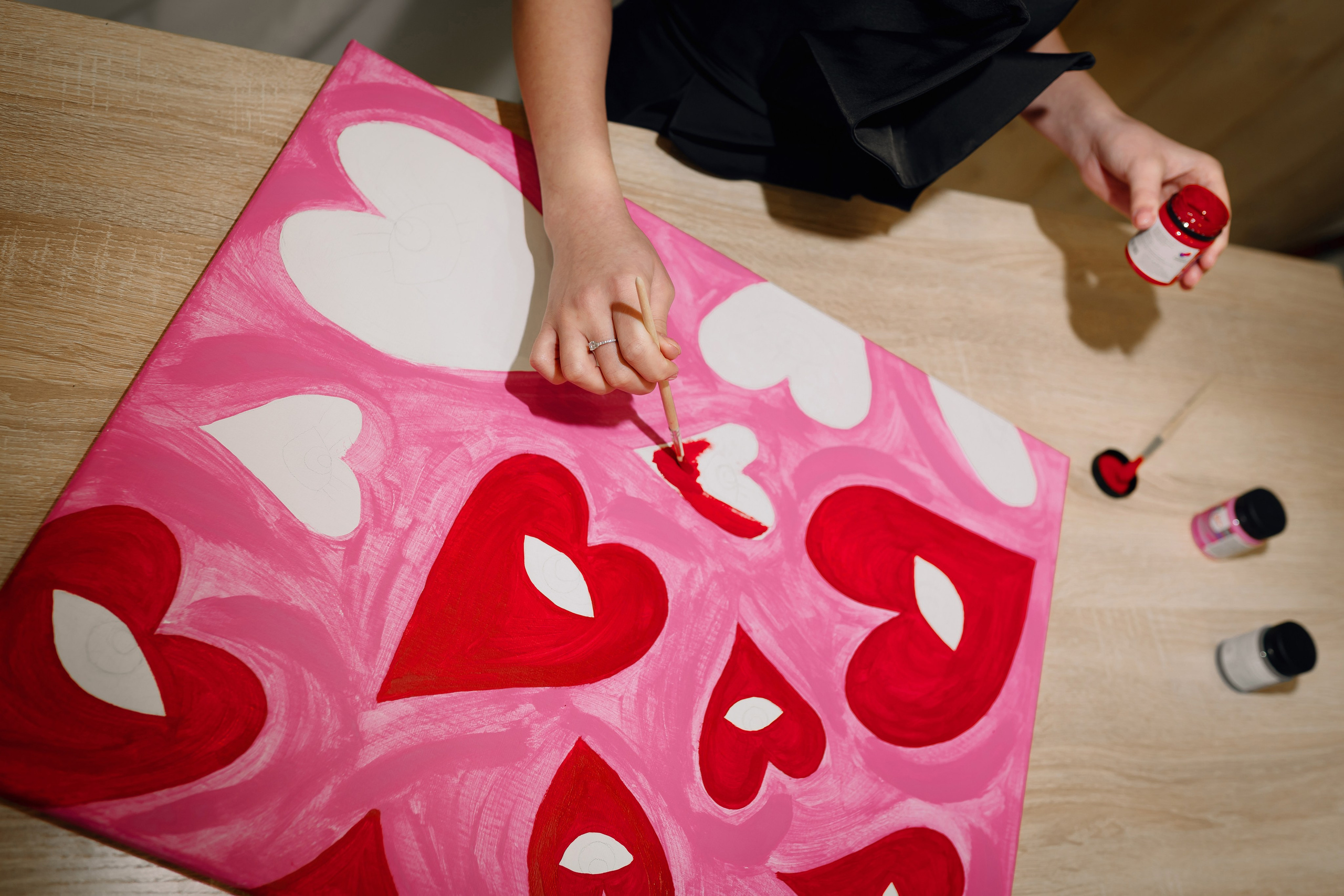 Фотосессия в студии на 14 февраля. Фотограф Ким Наталья в Красноярске