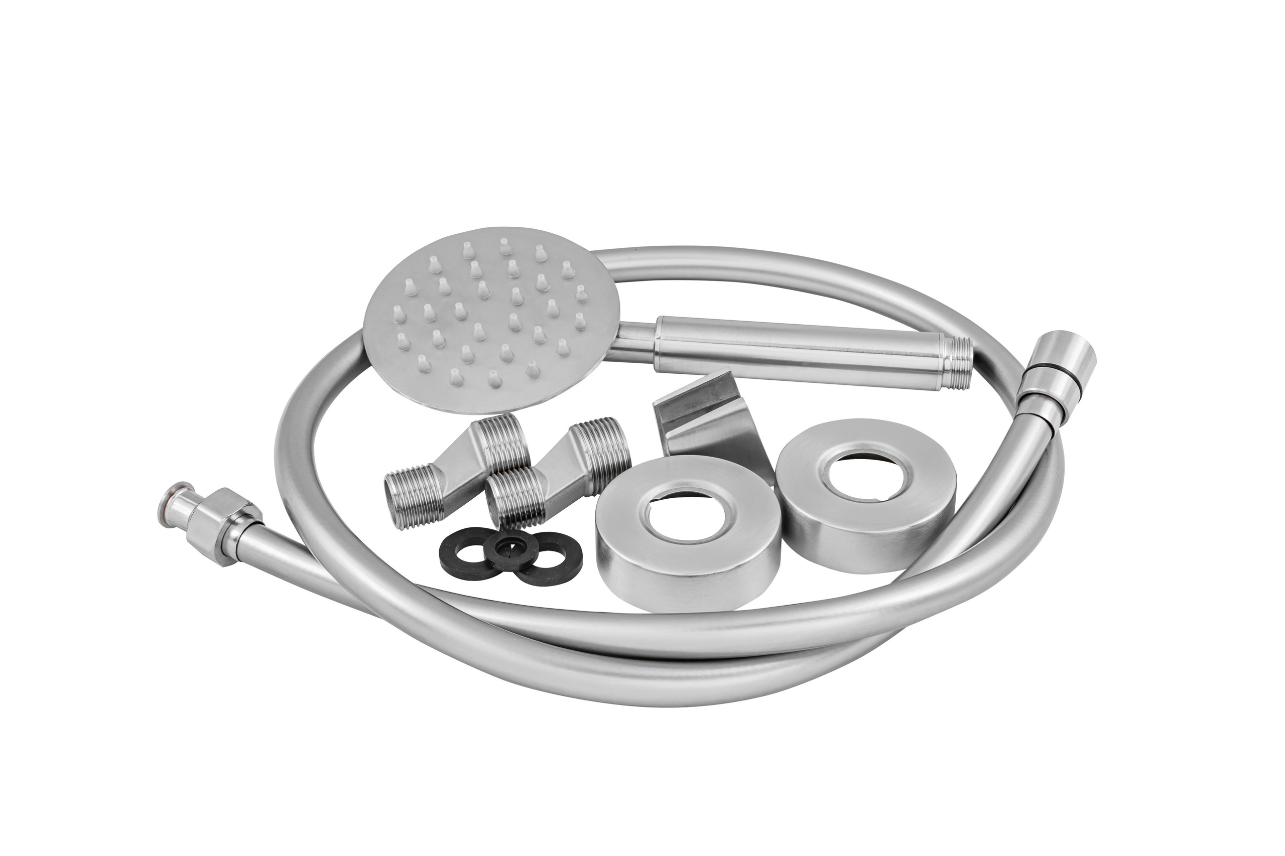 Съемка металлических товаров на белом фоне