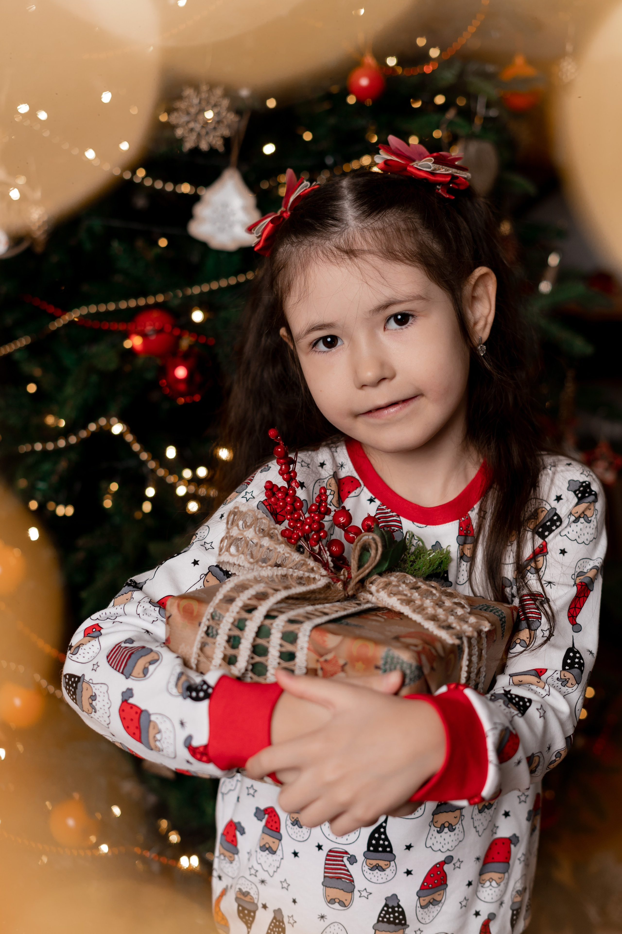 Новогодняя фотостудия. Семейный фотограф СПб Анастасия Василь. Фотосессия на годик