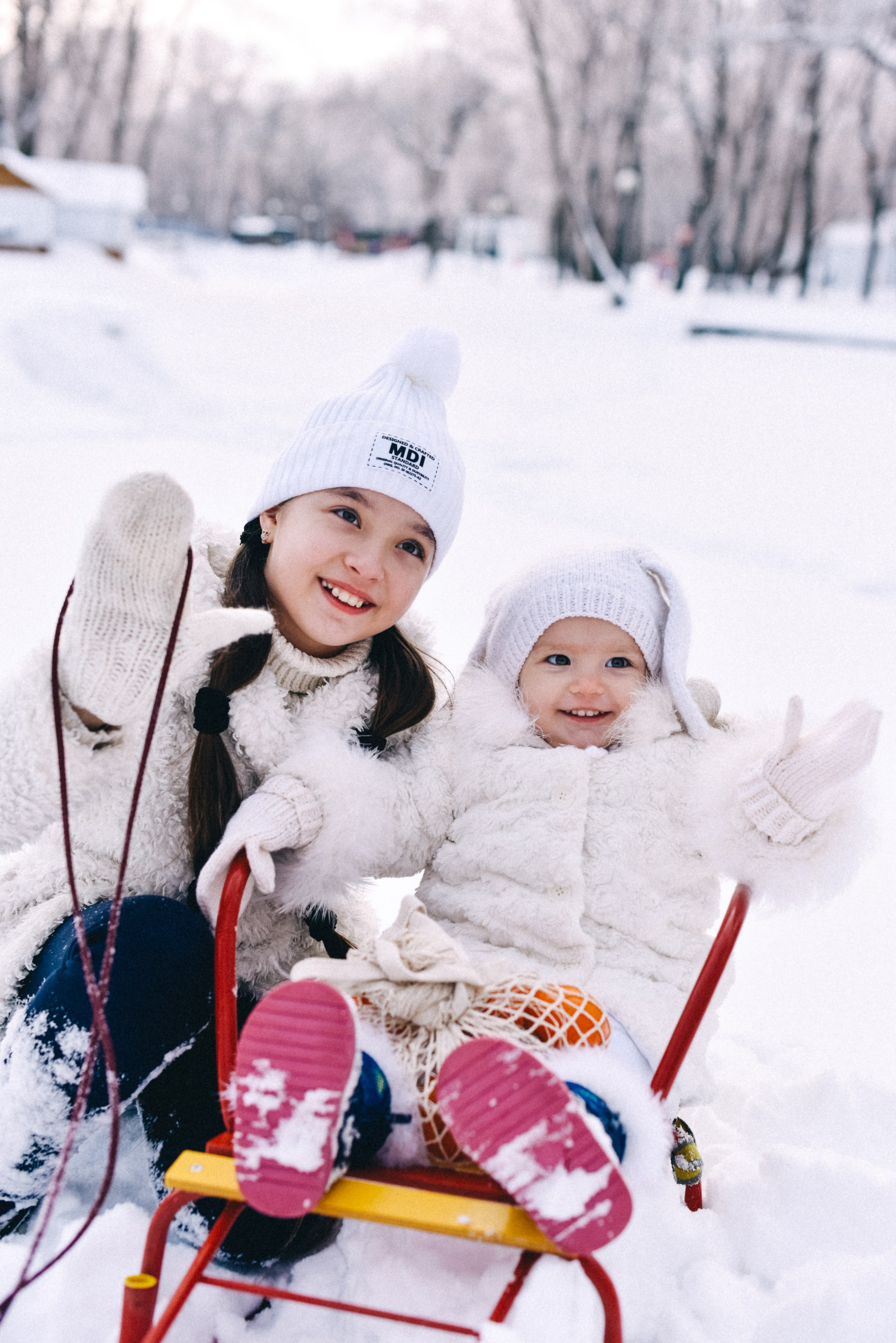Девочки зима
