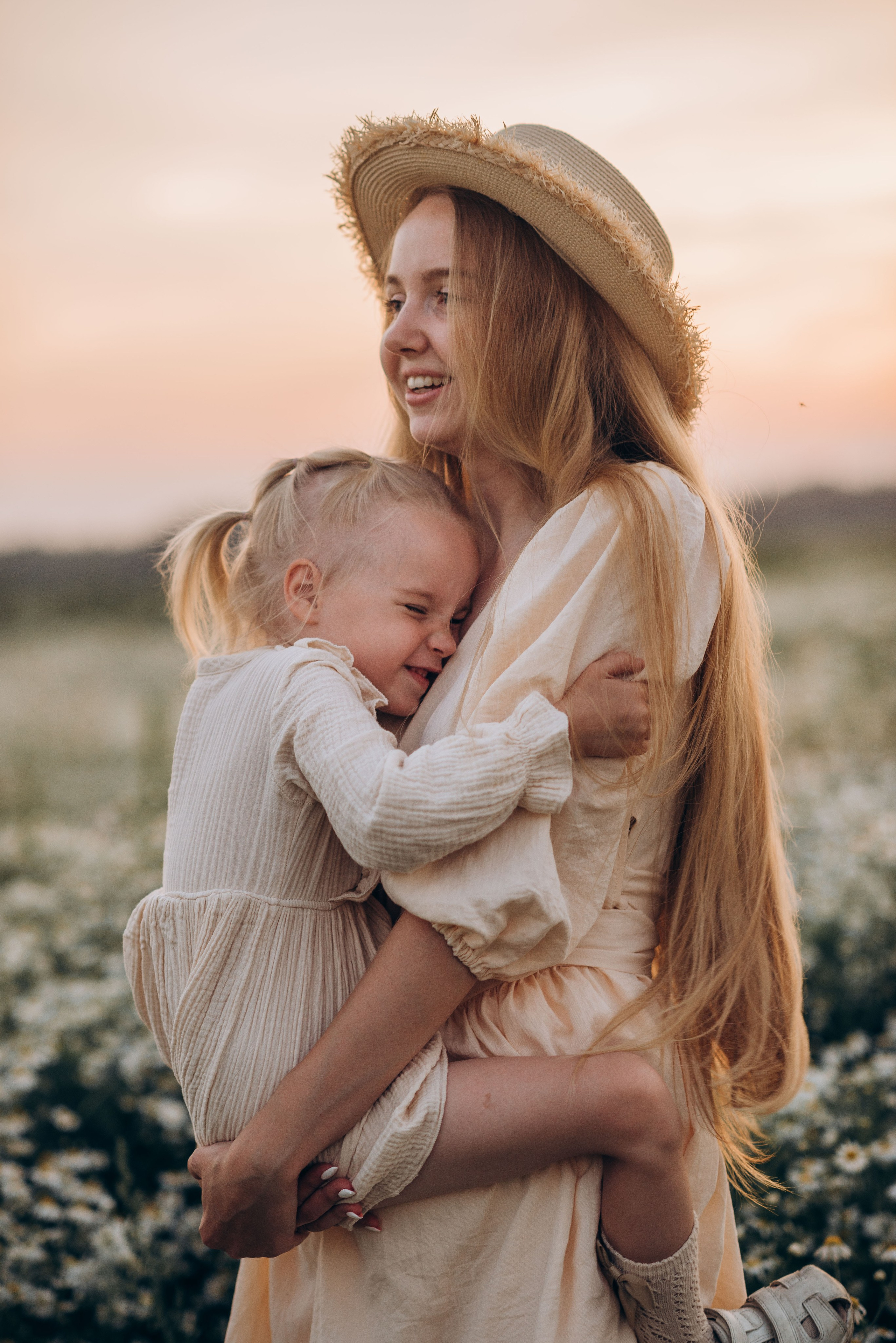 Закат в ромашках. Семейный фотограф в Домодедово и Москве Елена Пичугина