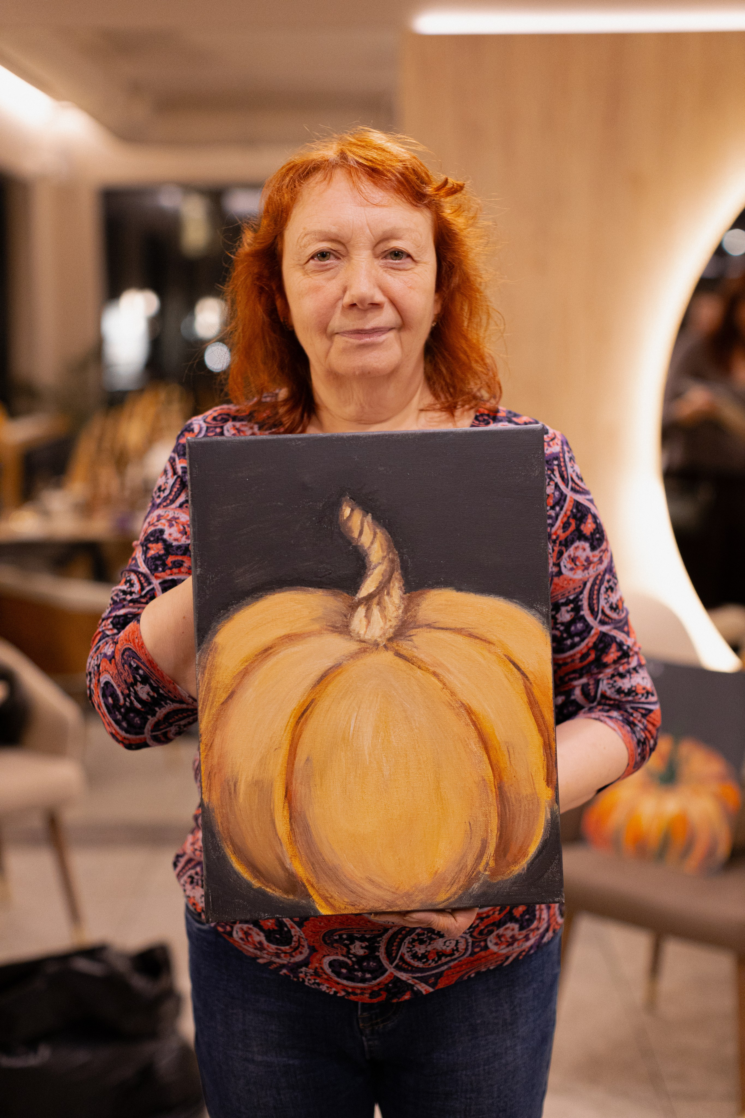 МК Тыква в кафе Здрасте. Анастасия Ракчеева Художник