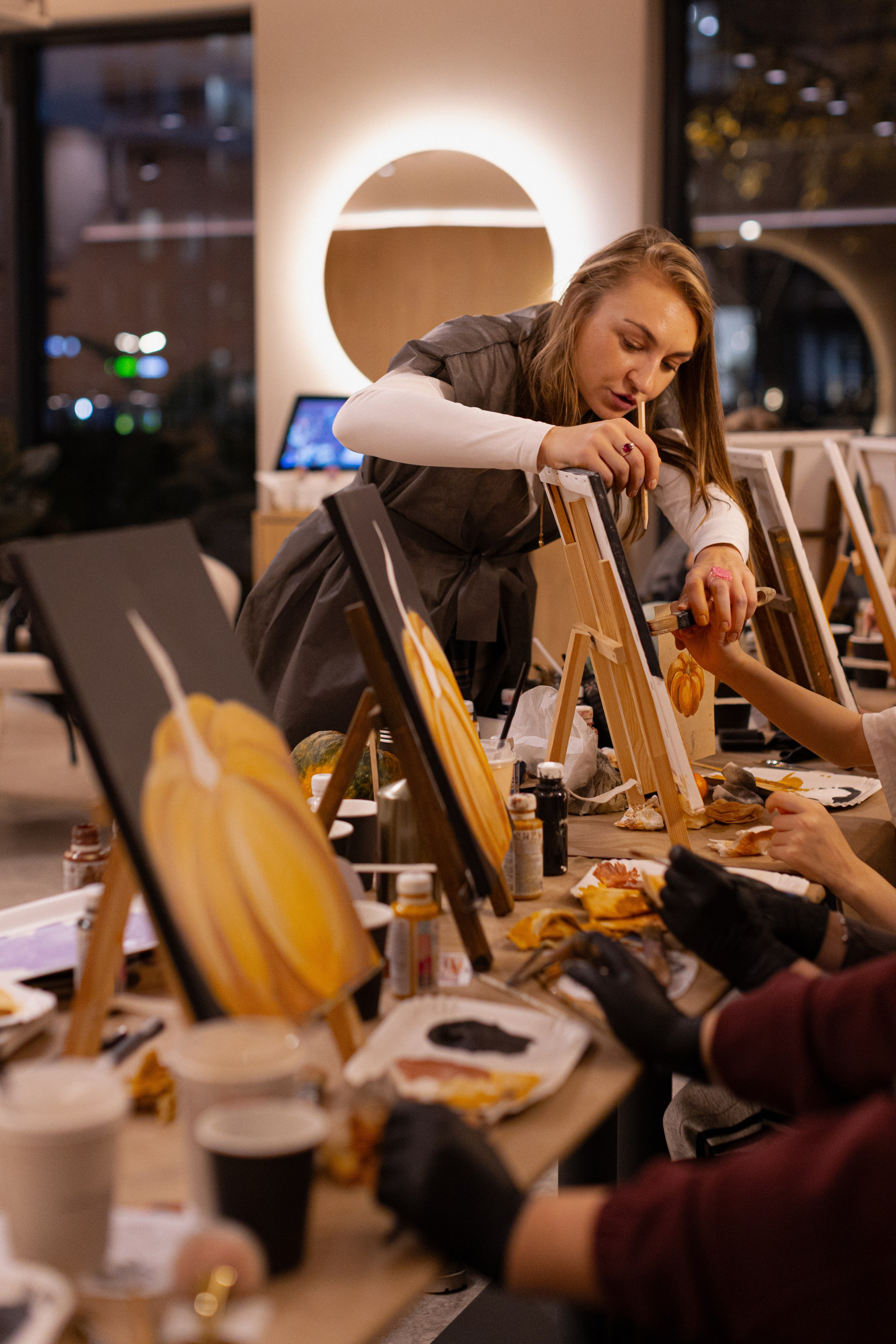 МК Тыква в кафе Здрасте. Анастасия Ракчеева Художник