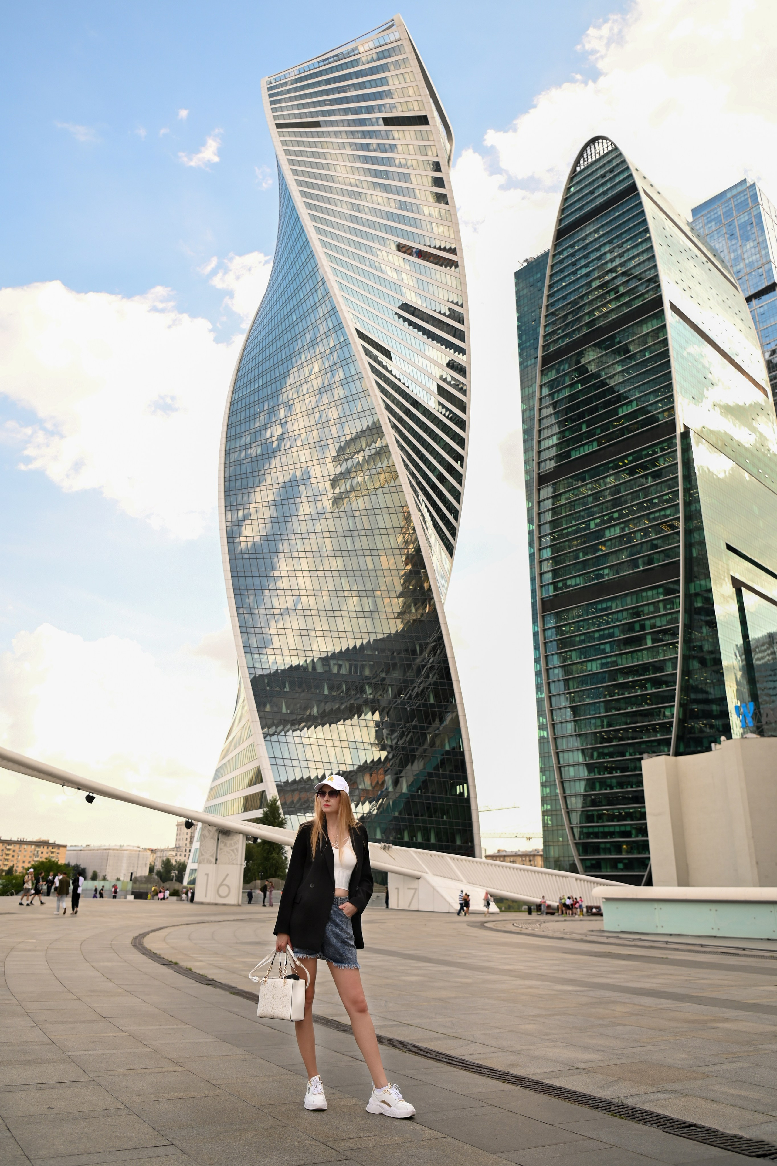 идеи для фотосессии в Москва сити