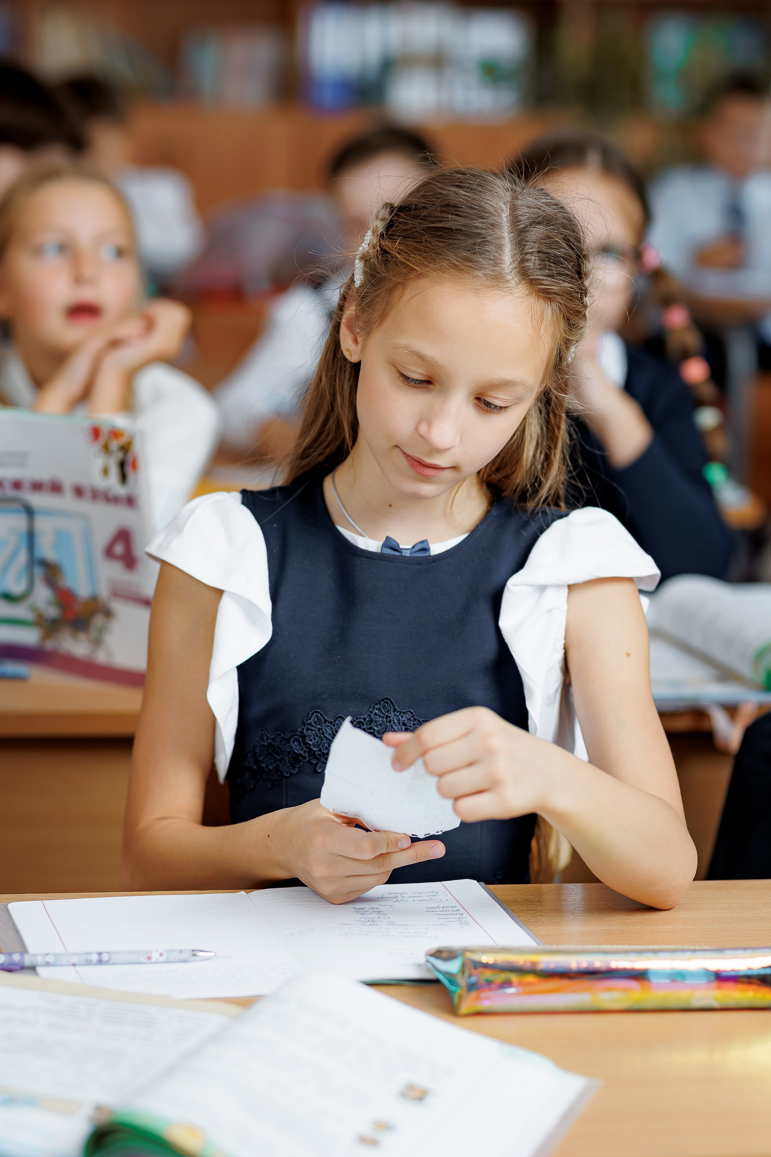 Репортаж на уроках. Семейный и детский фотограф Комина Елена, Власиха, Одинцово