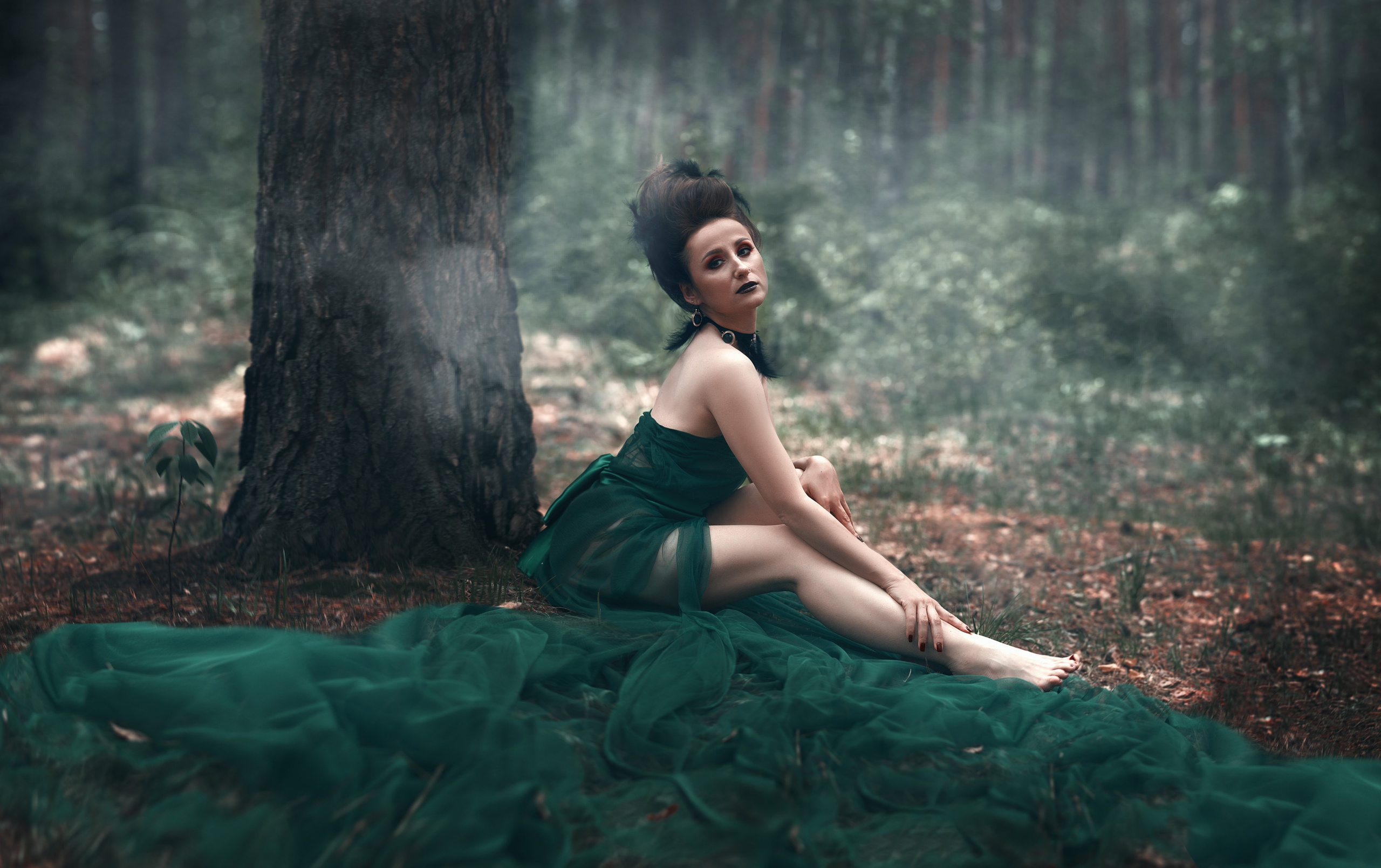 Witch of the green forest. Портретный фотограф Кристина Лукьянова