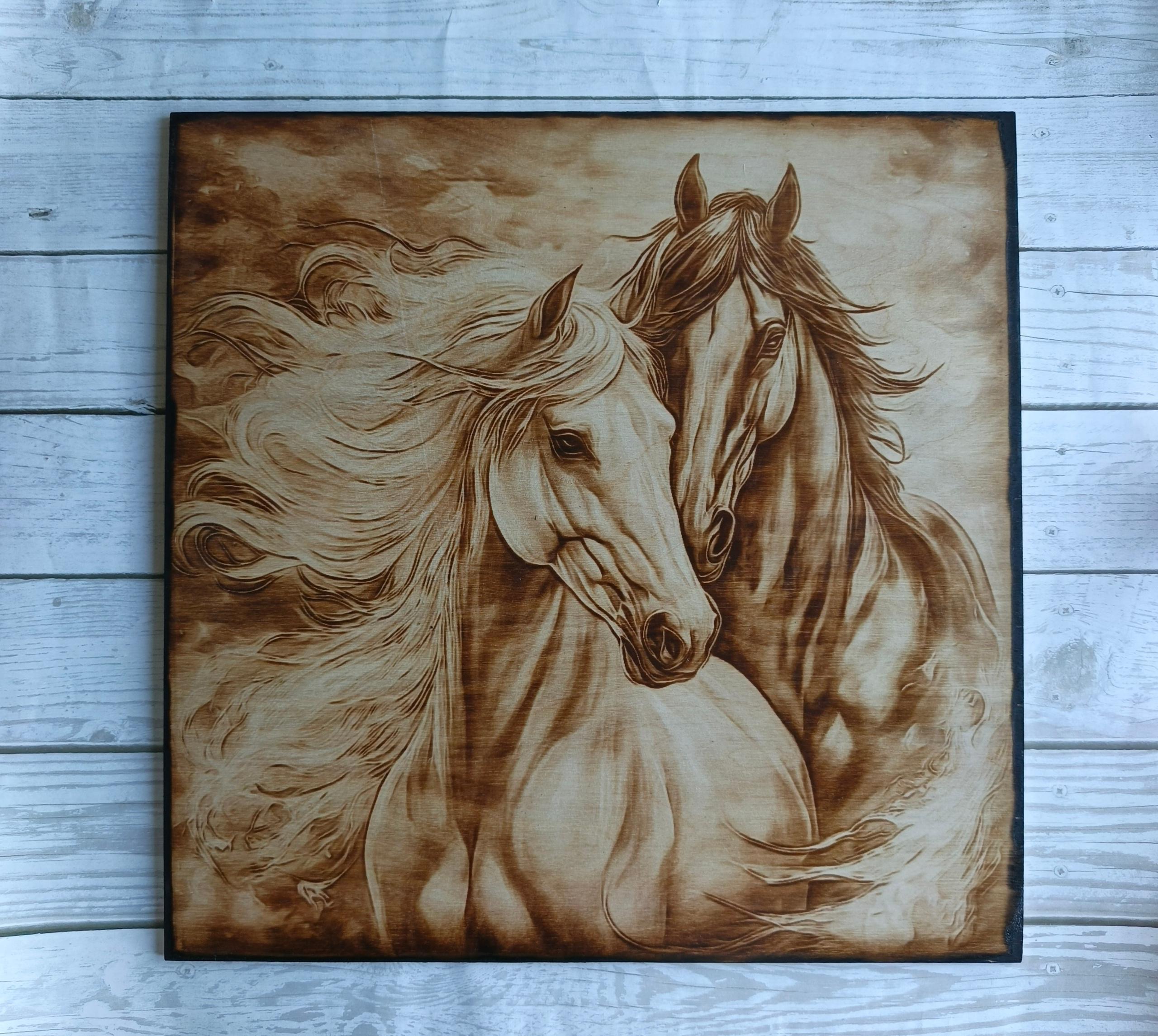 КАРТИНЫ 40*40 см. Выжигания картин и портретов по фото