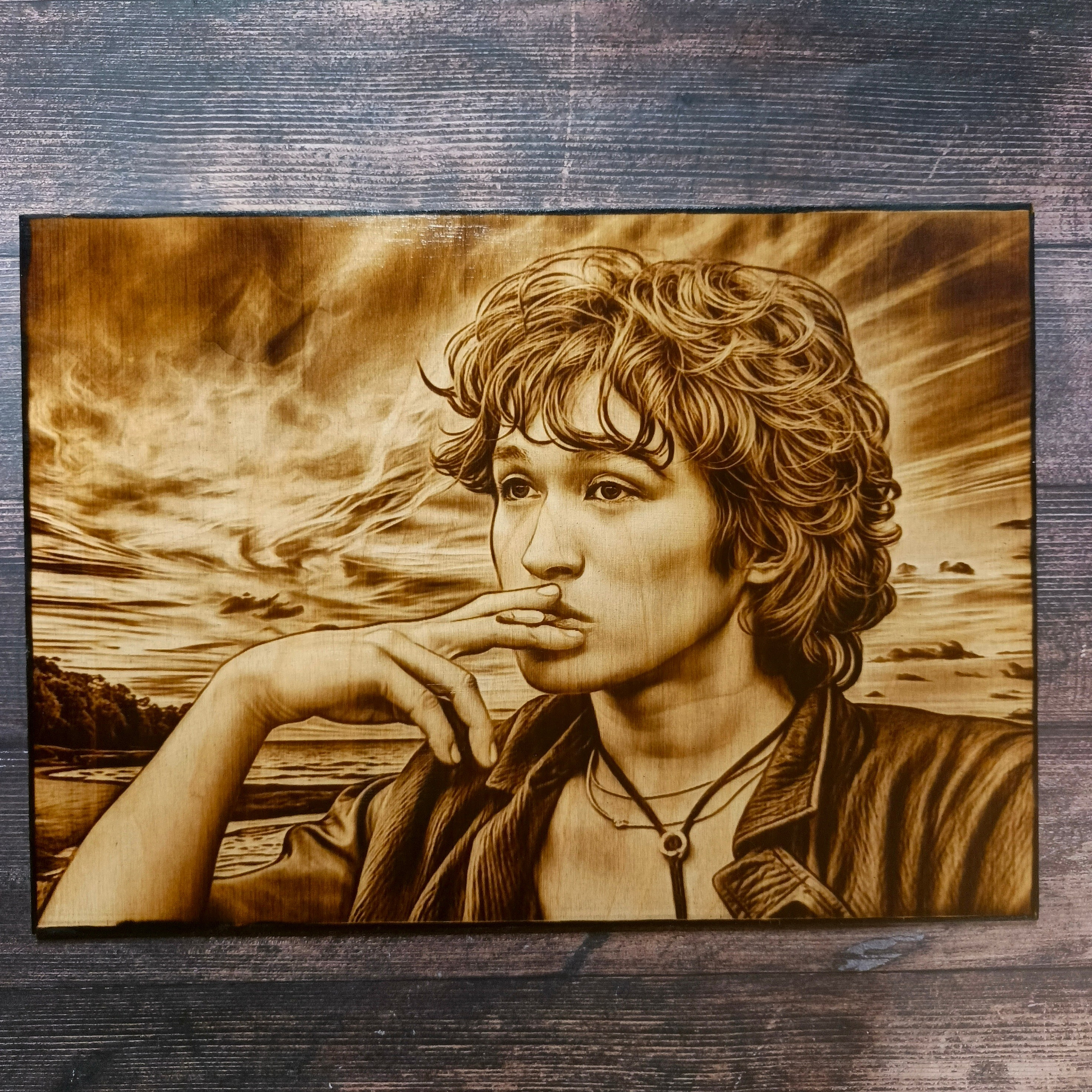 Портреты. Выжигания картин и портретов по фото