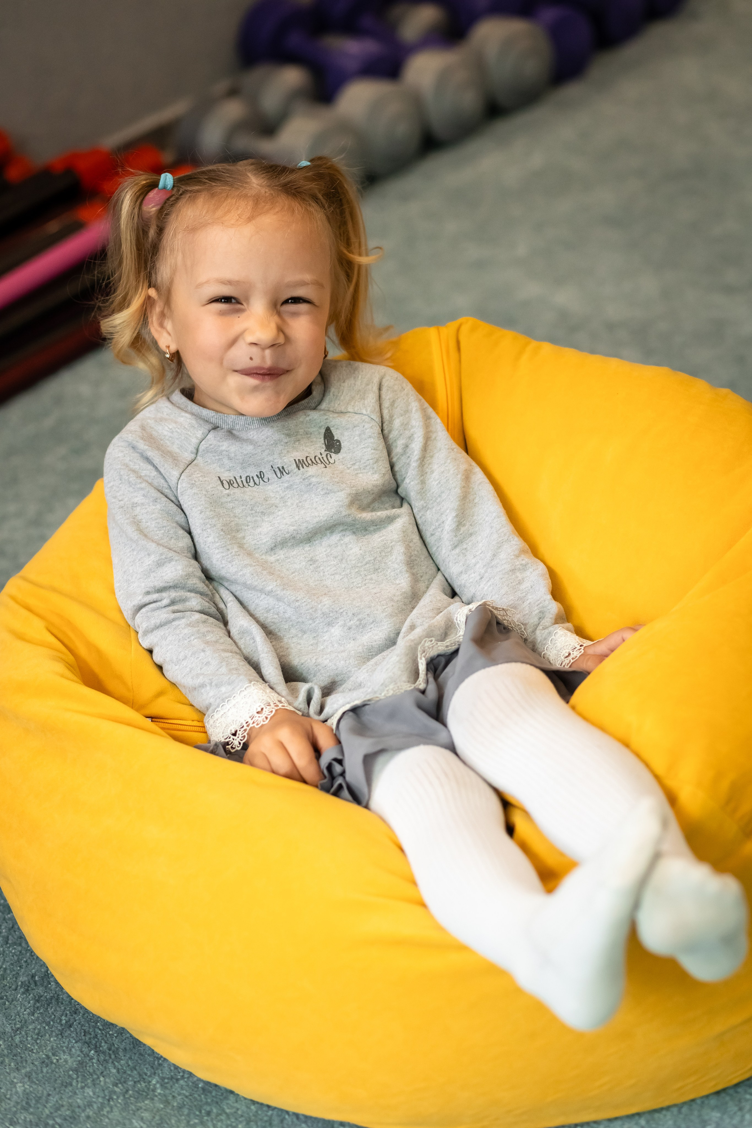 Катя с детками