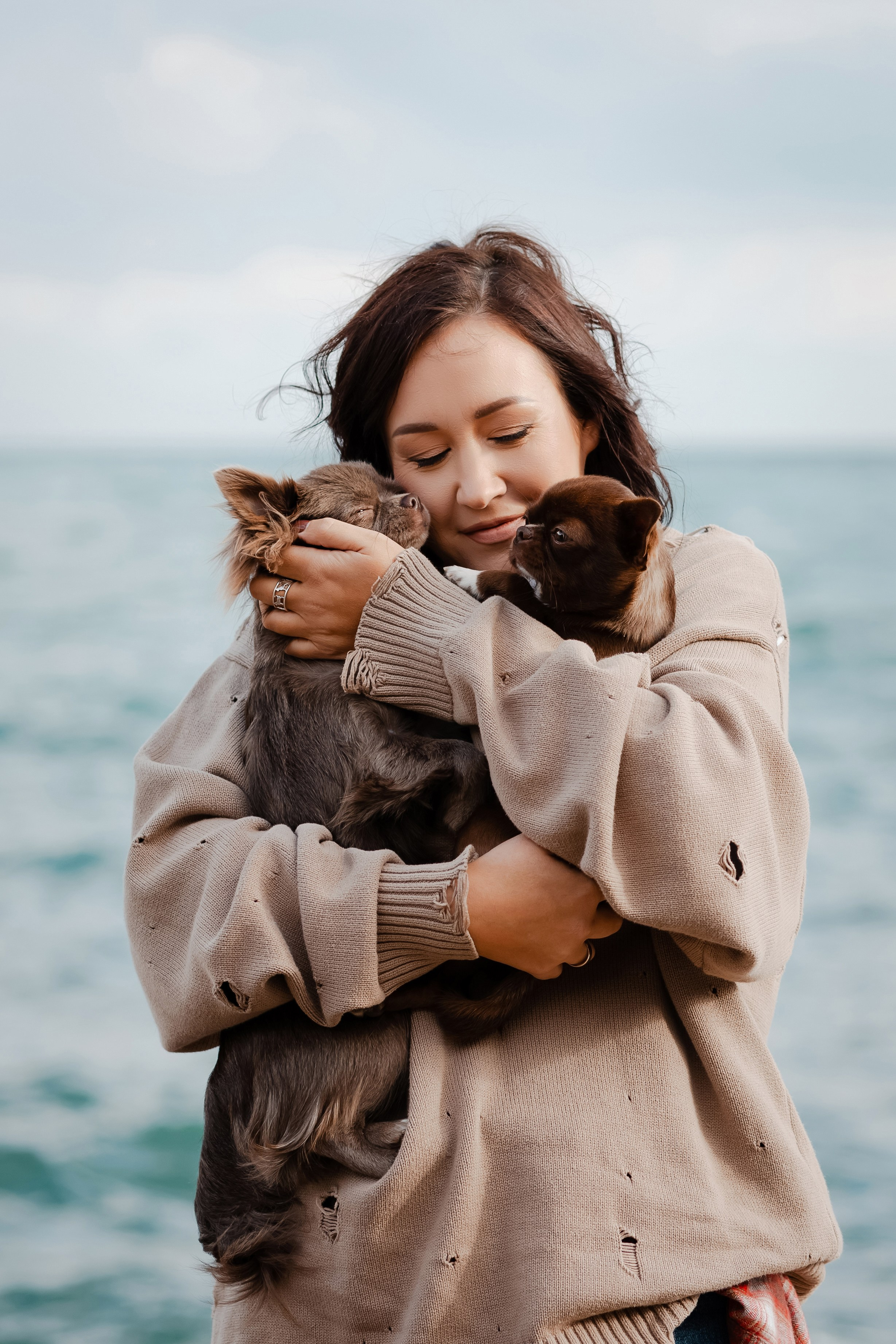 Фотосессия на набережной Ялты. Фотограф-анималист в Краснодаре Маша Мельникова