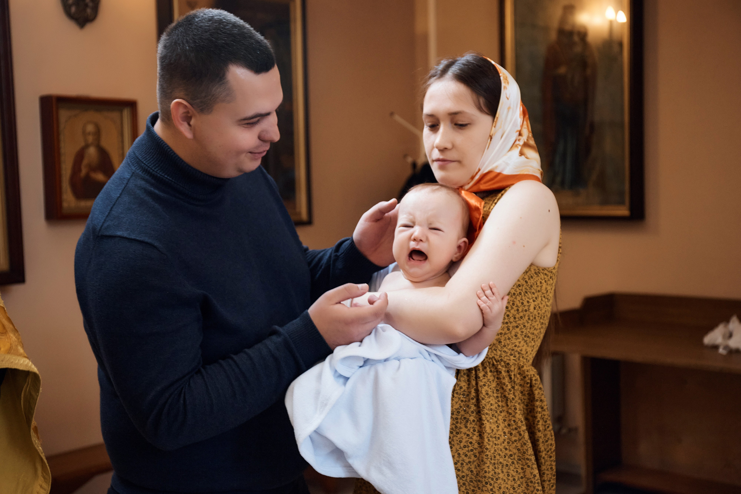 Крещение Евы. Детский и семейный фотограф Шемарова Ольга