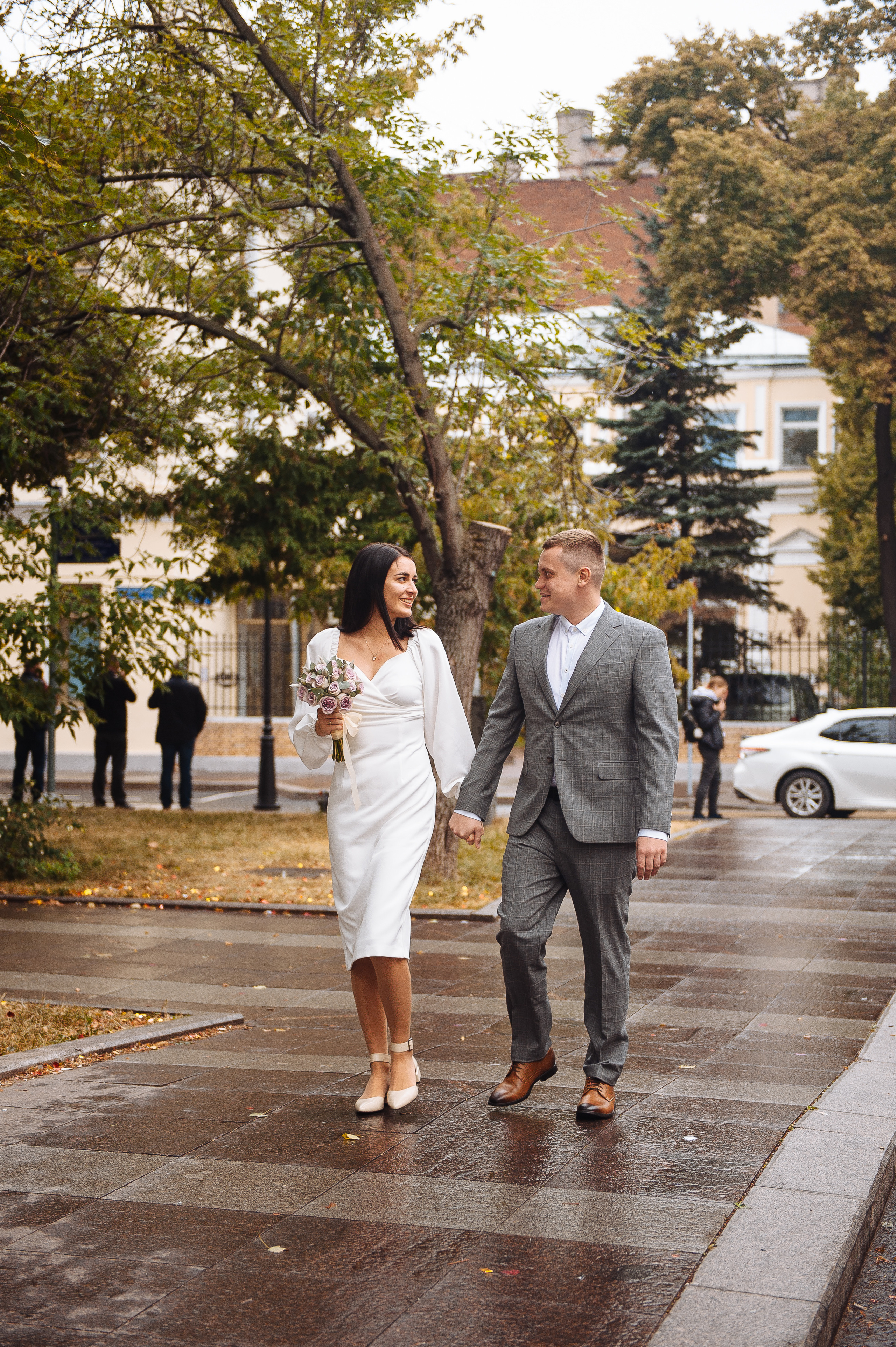 Свадебная прогулка в Москве