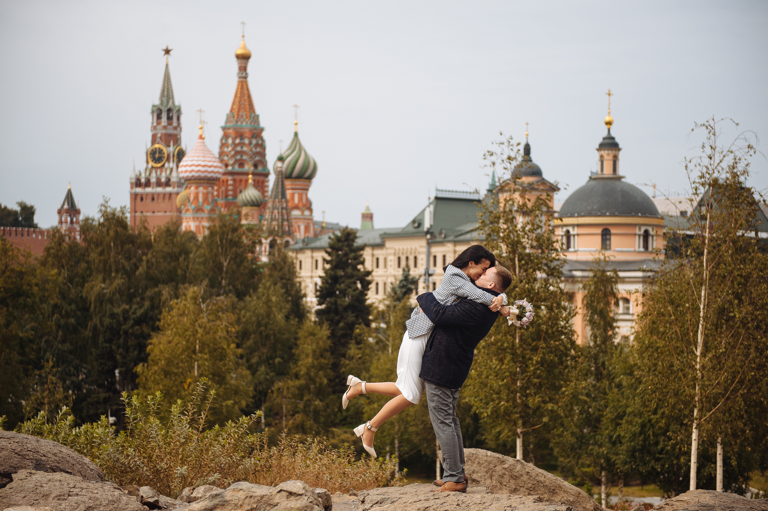 Свадебная фотосессия на красной площади