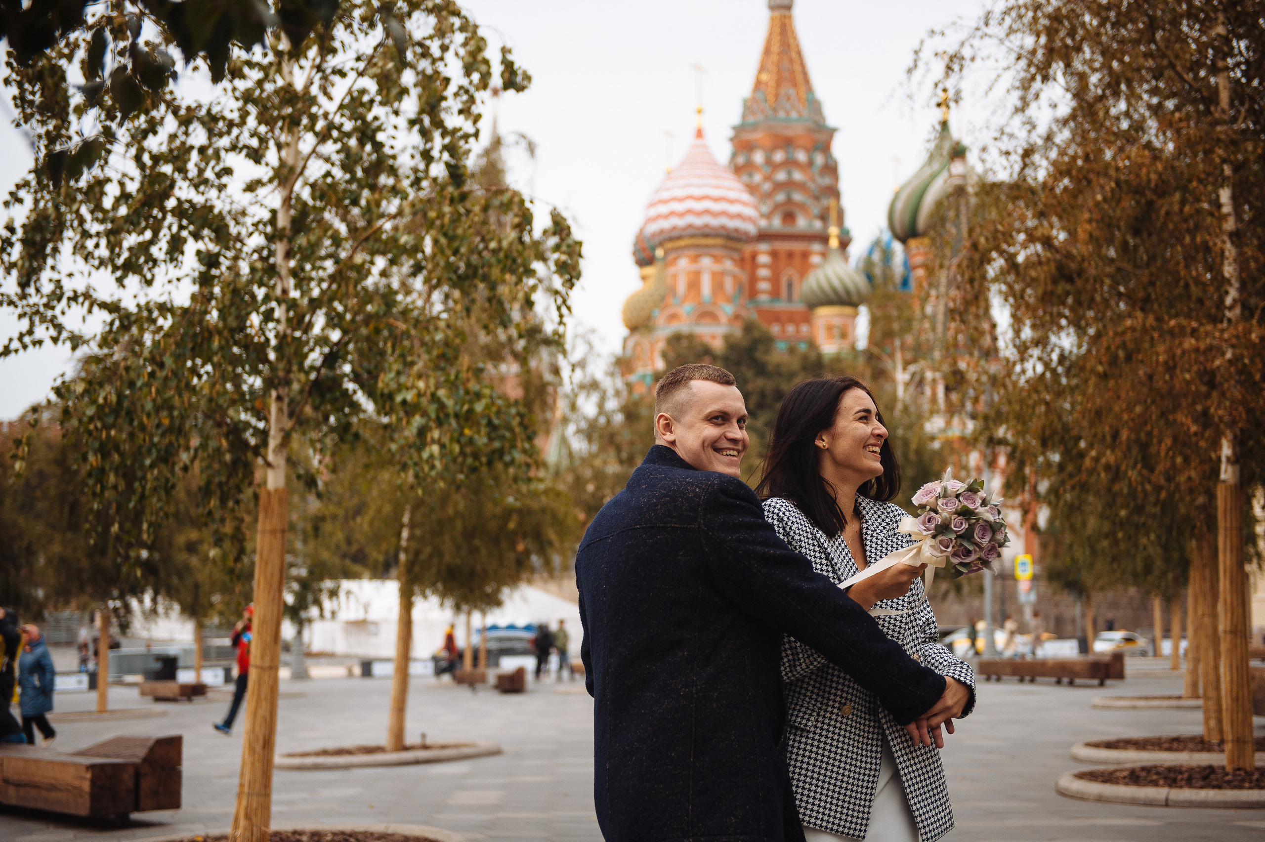 Свадебная фотосессия на красной площади