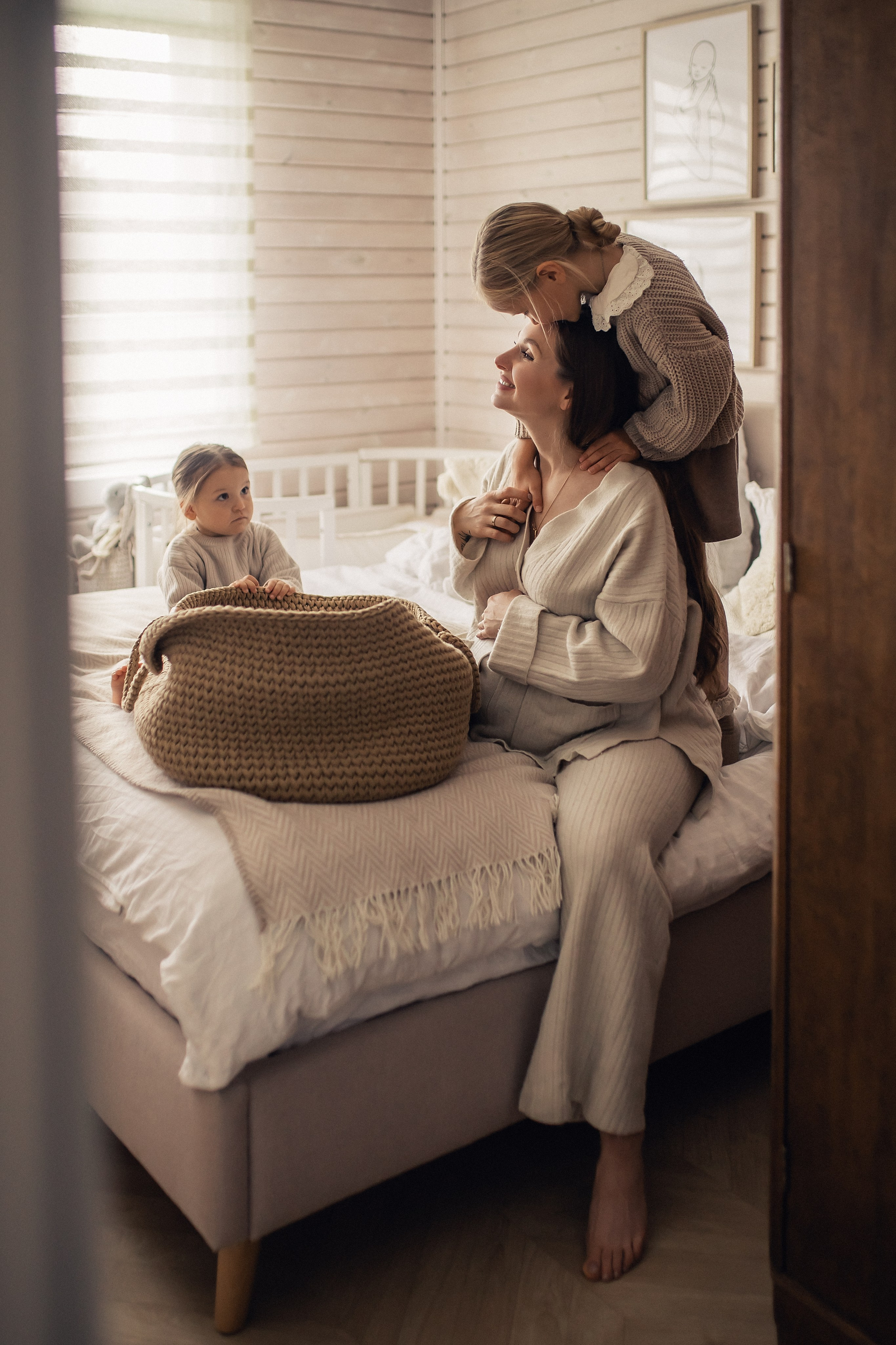 Карина с дочками. Фотограф в Москве Наталья Спиридонова