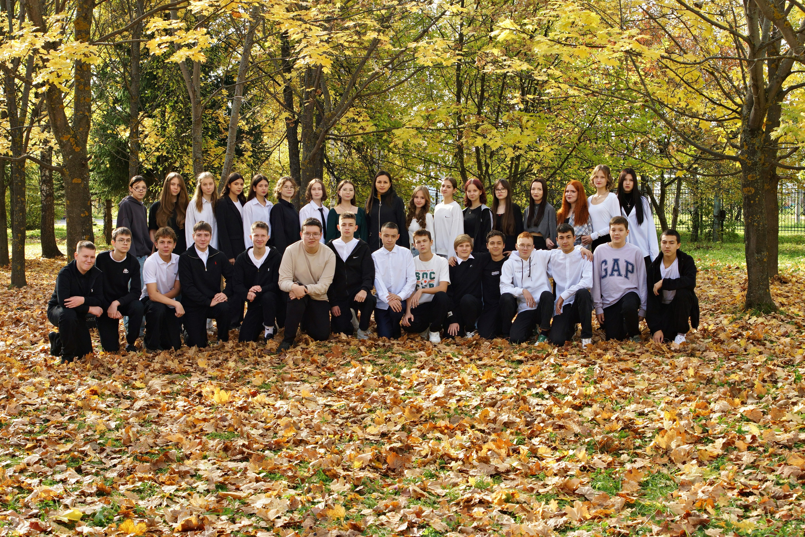 Осенняя фотосессия в школе г. Йошкар-Ола