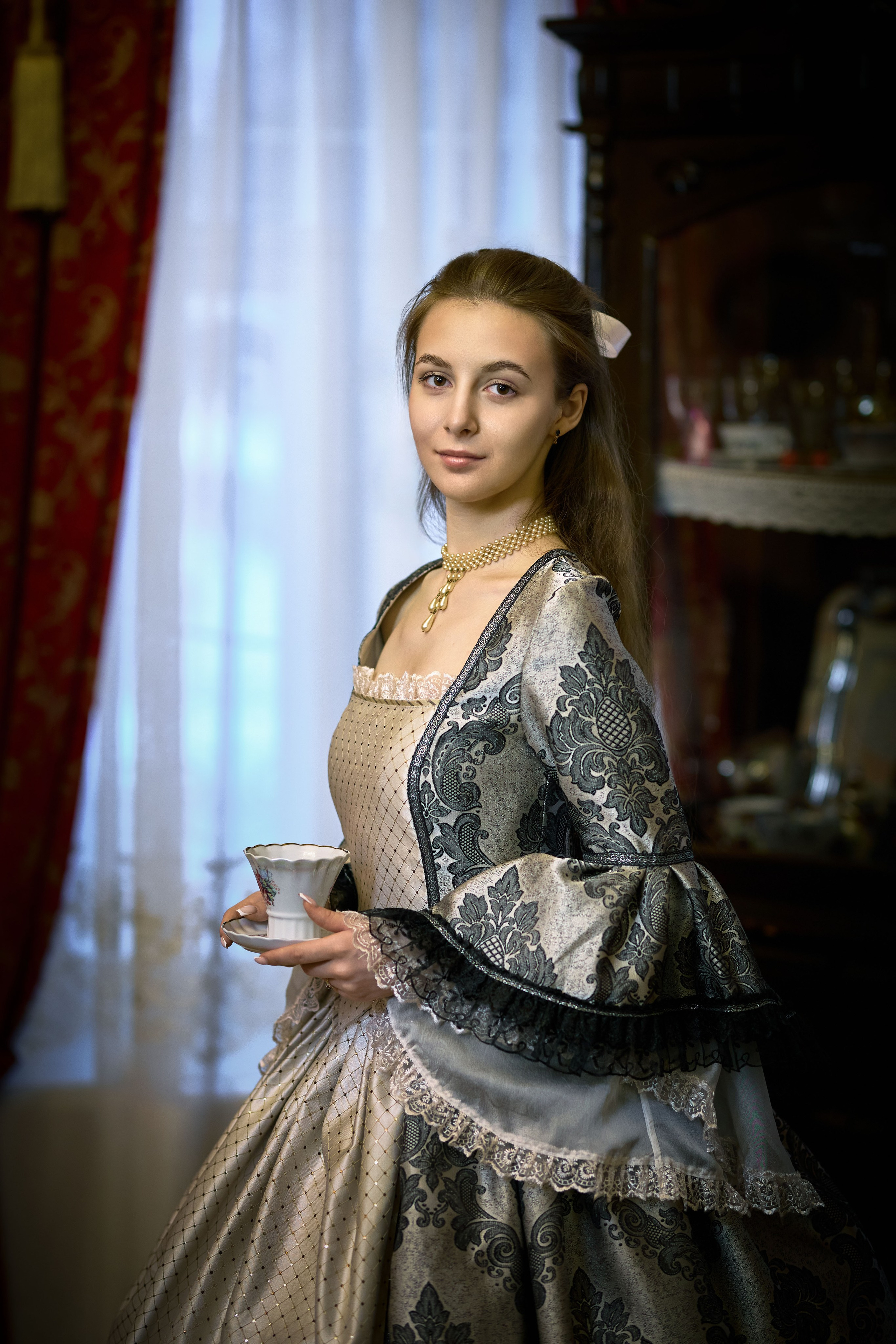 купеческая, тематическая фотосессия чебоксары винтажное платье