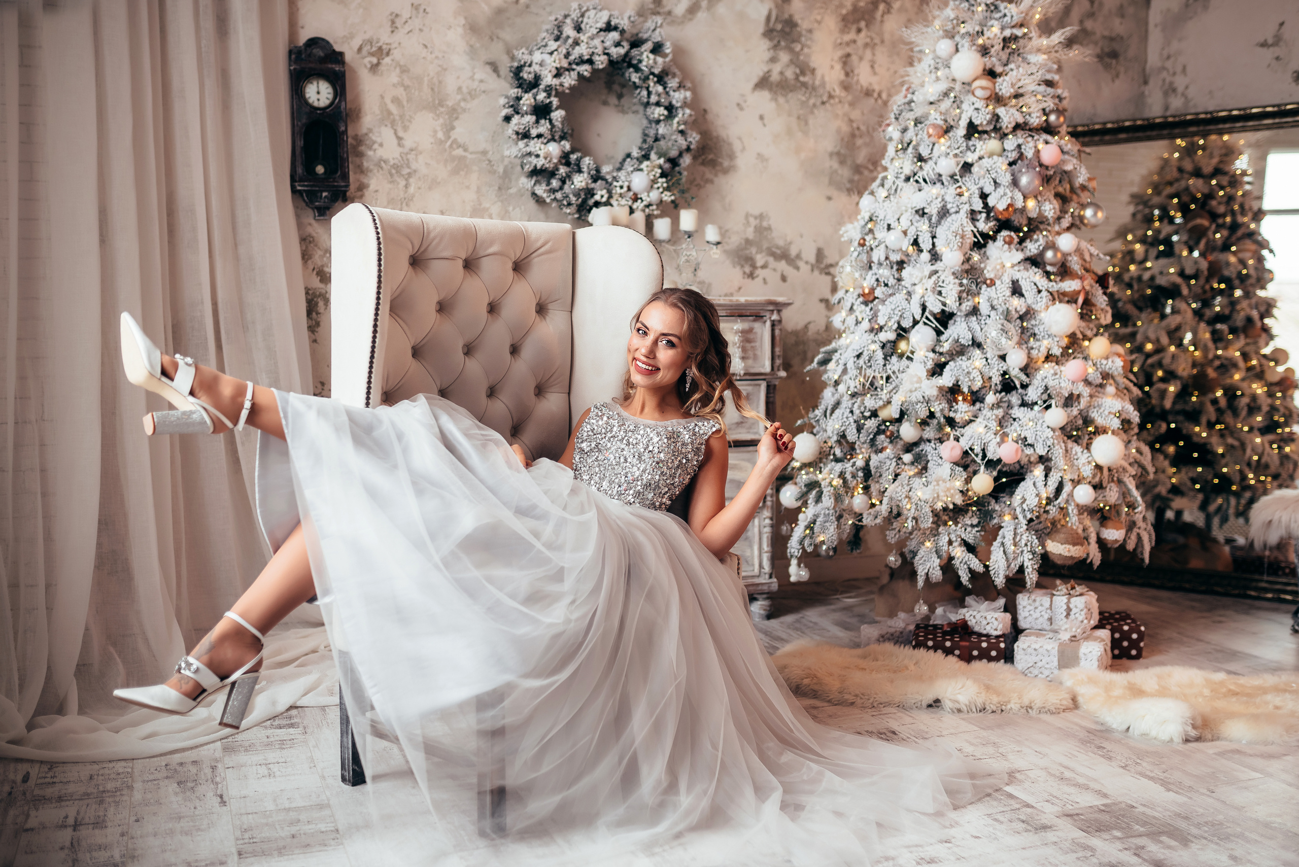 Ксения новогодняя фотосессия. Свадебный и семейный фотограф в Симферополе Дарья Маркова