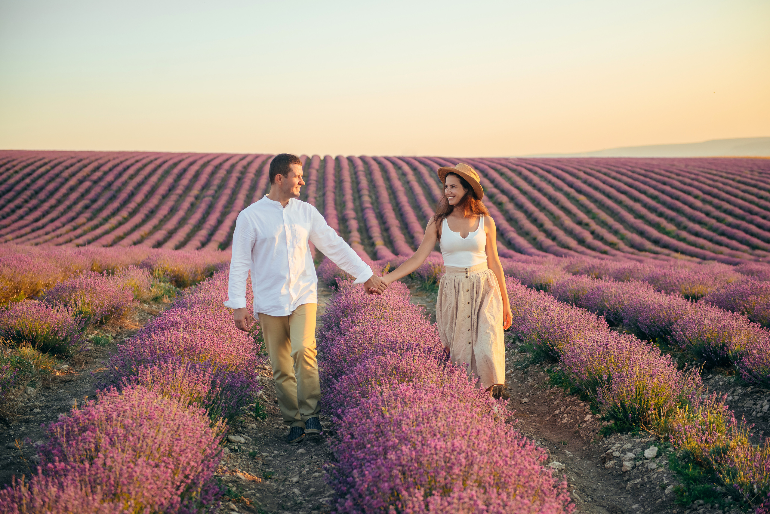 Семейная фотосессия в лавандовом поле. Свадебный и семейный фотограф в Симферополе Дарья Маркова
