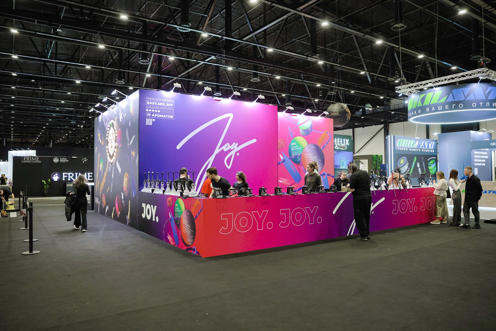 Застройка Hookah Club Show. Фотограф Дарья Попова