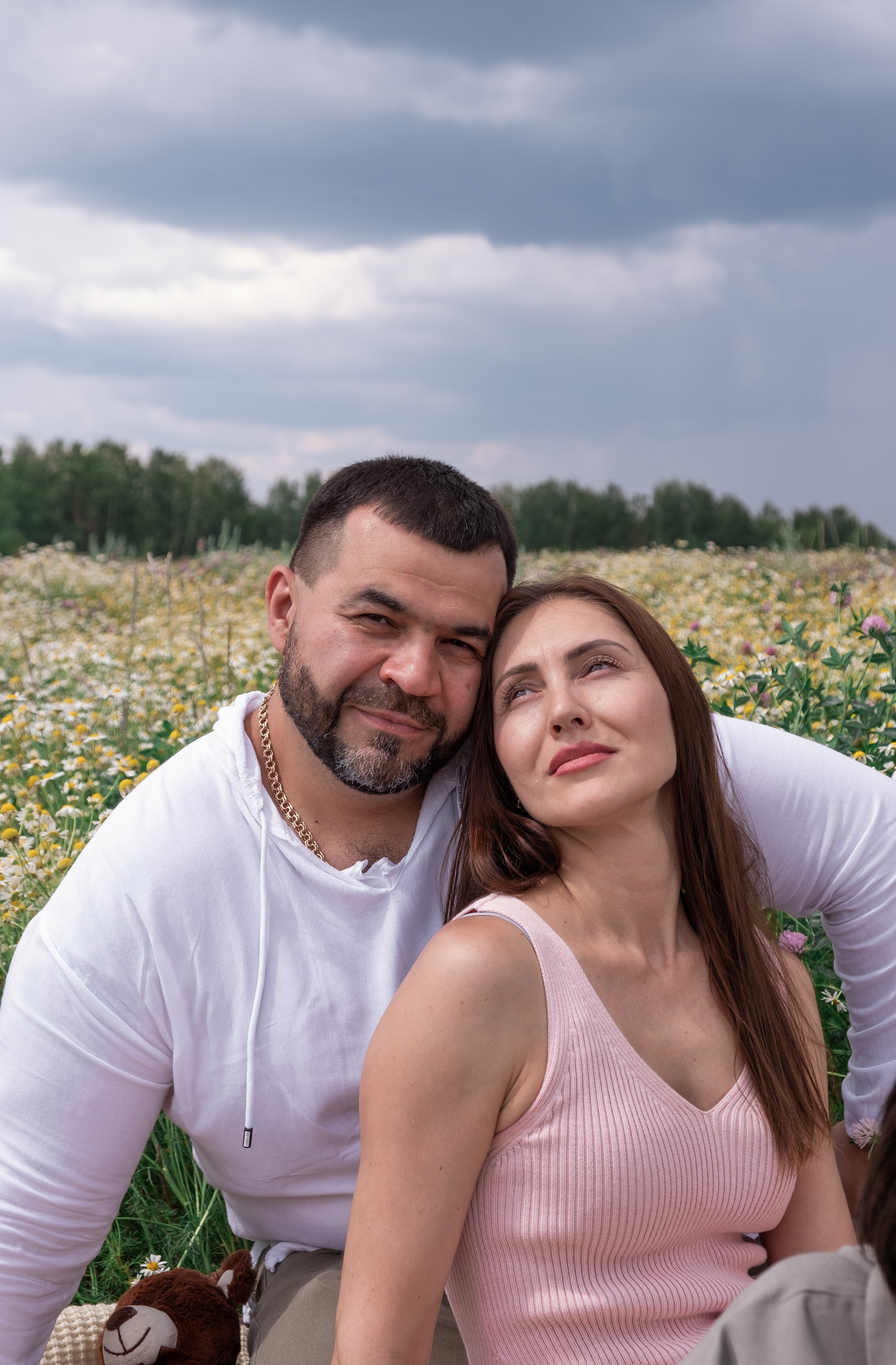 Семейная съёмка в поле. Фотограф Анастасия Голова