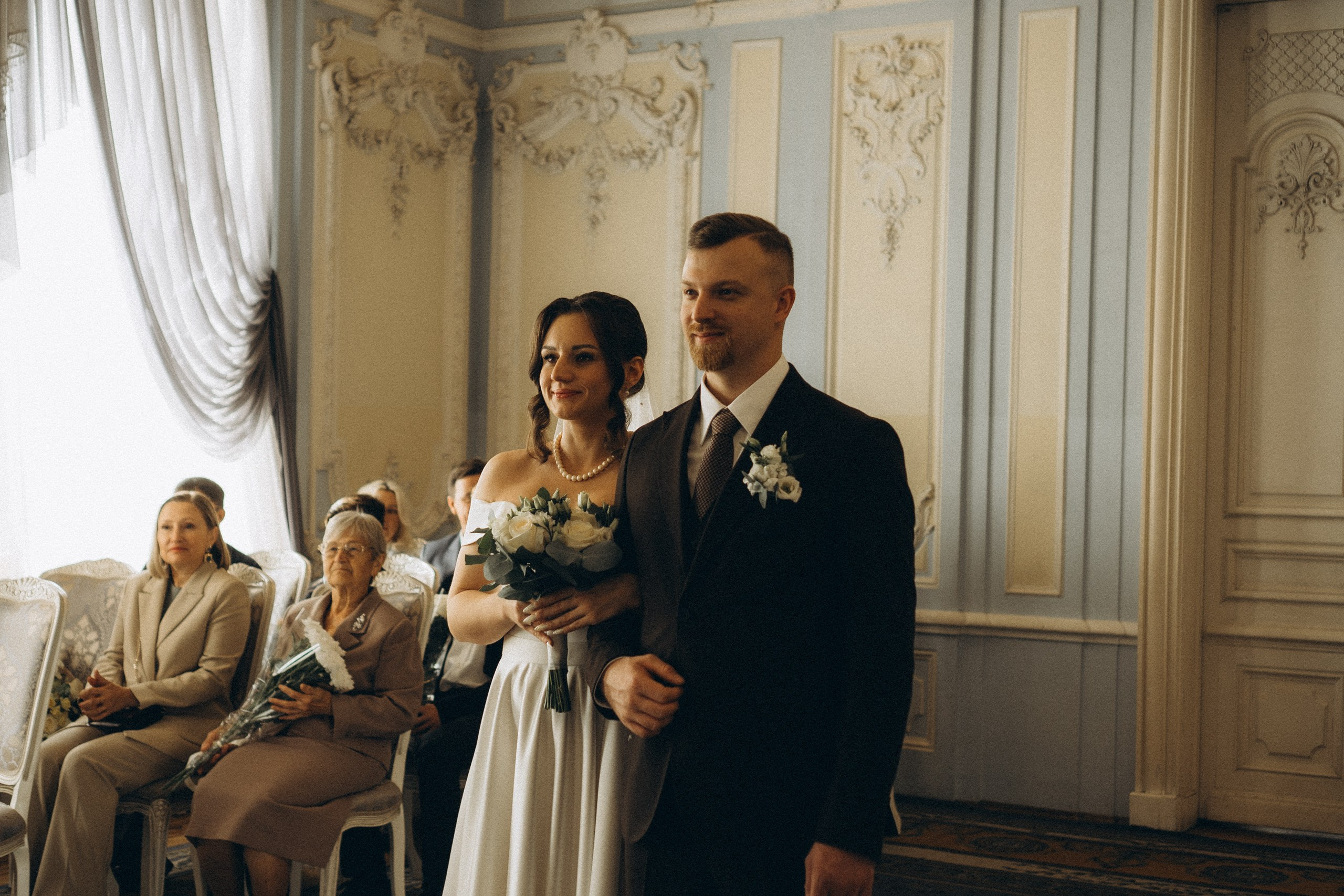 СВАДЕБНАЯ СЬЕМКА ВО ВТОРОМ ДВОРЦЕ БРАКОСОЧЕТАНИЯ. Профессиональный фотограф, Санкт-Петербург — Виктория Богомолова