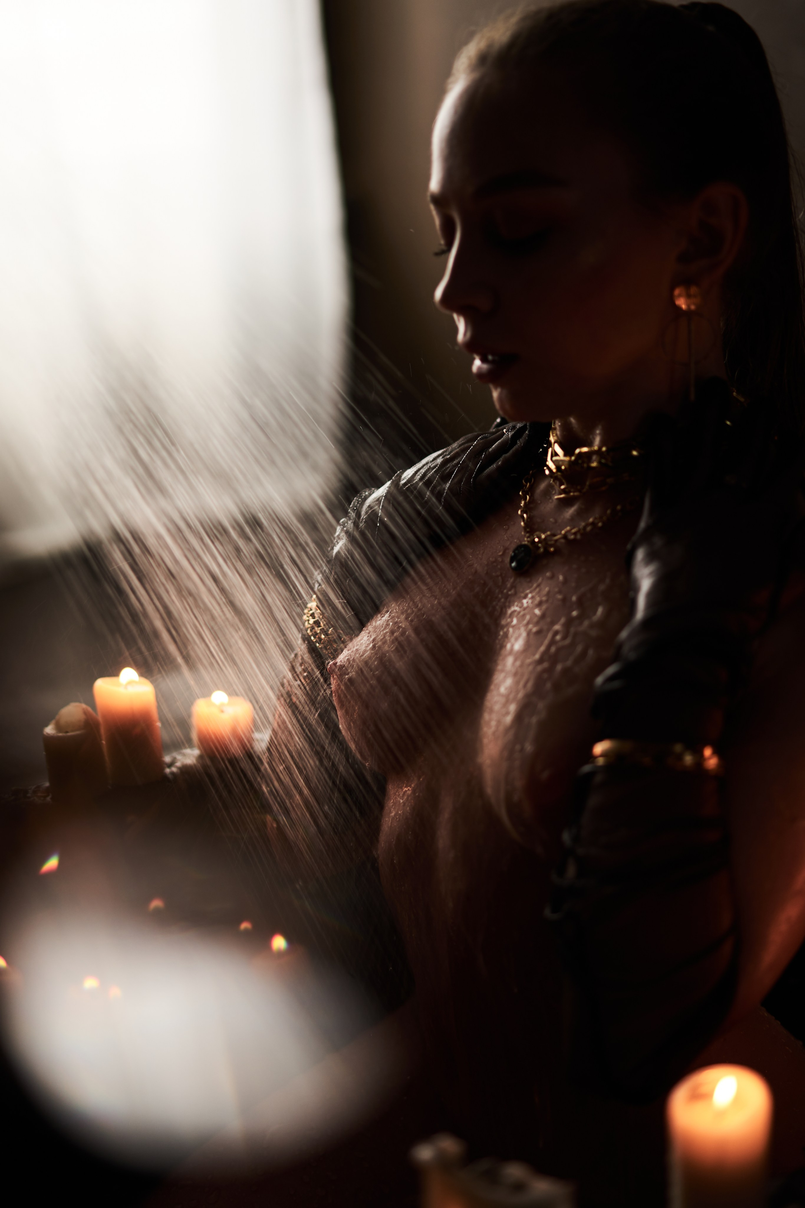 Будуарная фотосессия в студии. Фотограф Екатеринбург Кокшарова Александра