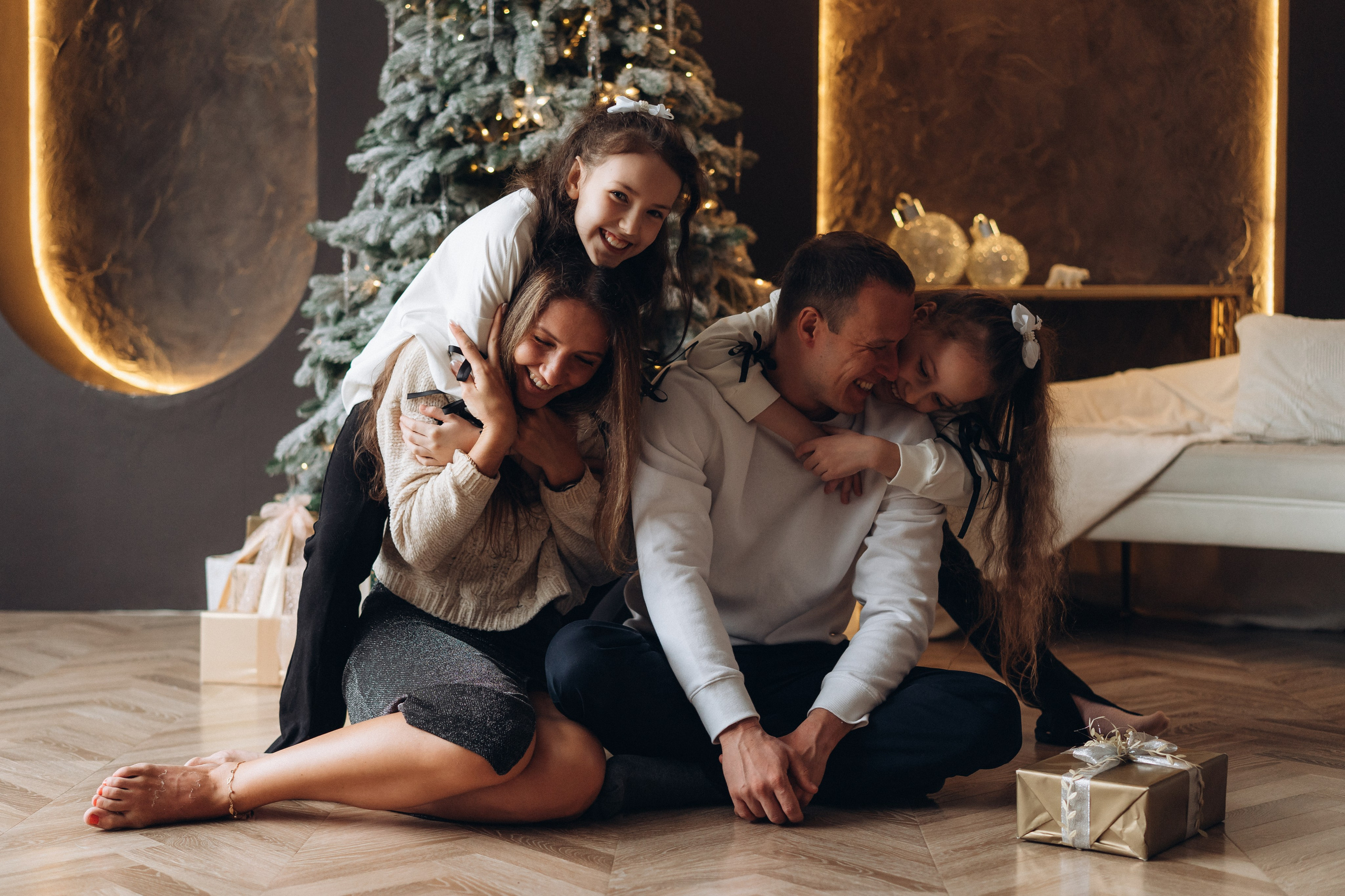 Семейная съемка в студии. Фотограф Екатеринбург Кокшарова Александра