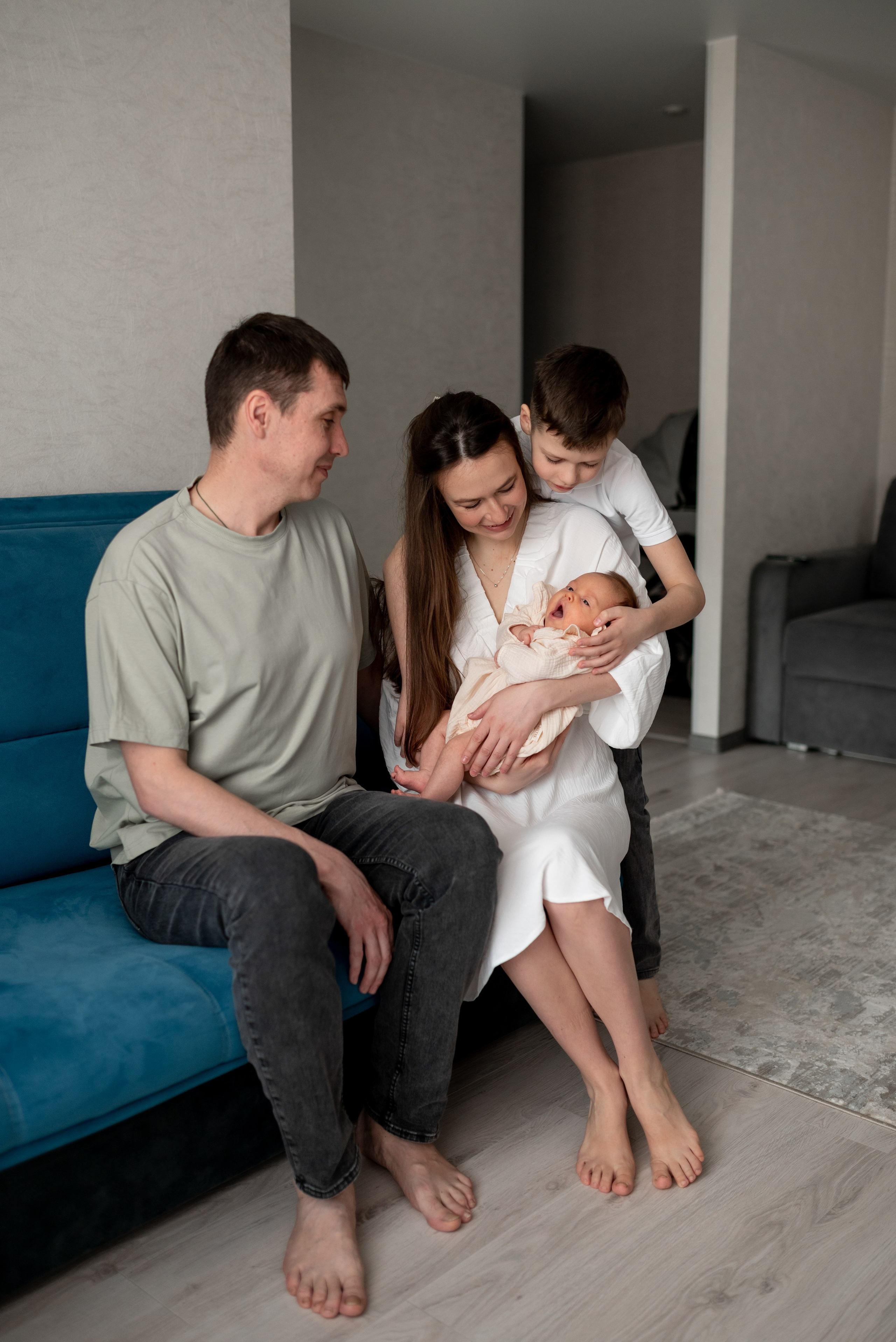 Вика Дима Никита и Полиночка. Семейный фотограф Ирина Сгибнева