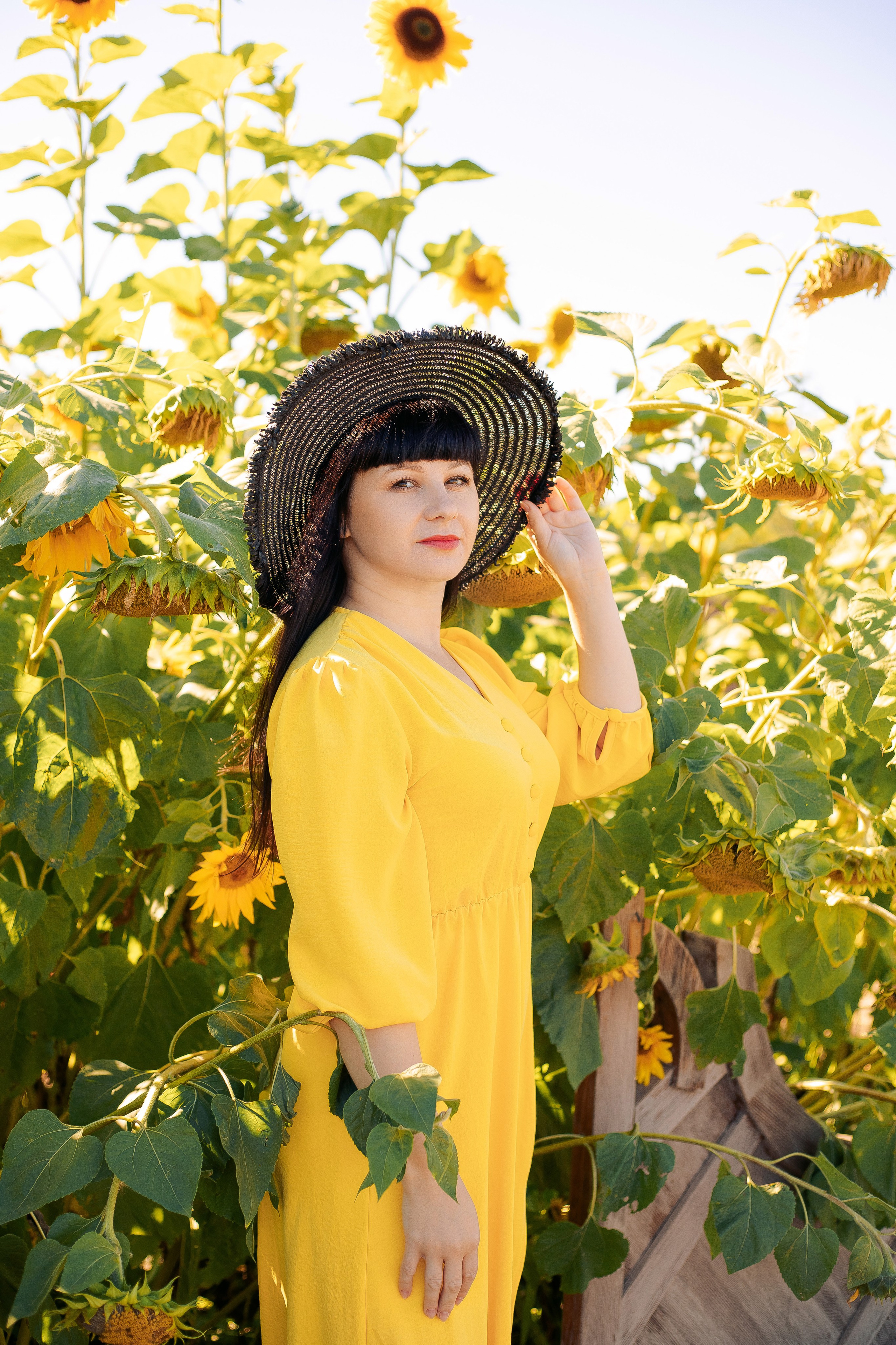 Индивидуальная фотосессия в подсолнухах. Фотограф в Санкт-Петербурге, Анна Скворцова
