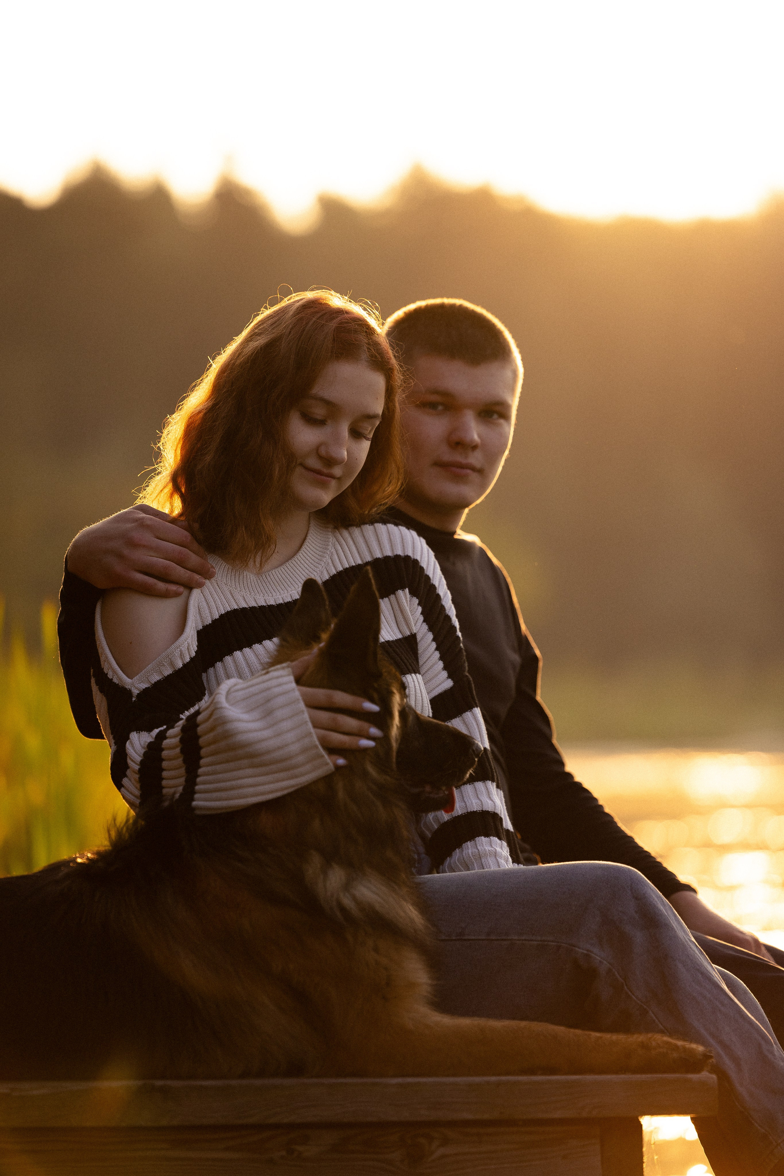 Алена, Матвей, Фанни и Фрея. Фотограф и видеограф анималист Аганина Дарья