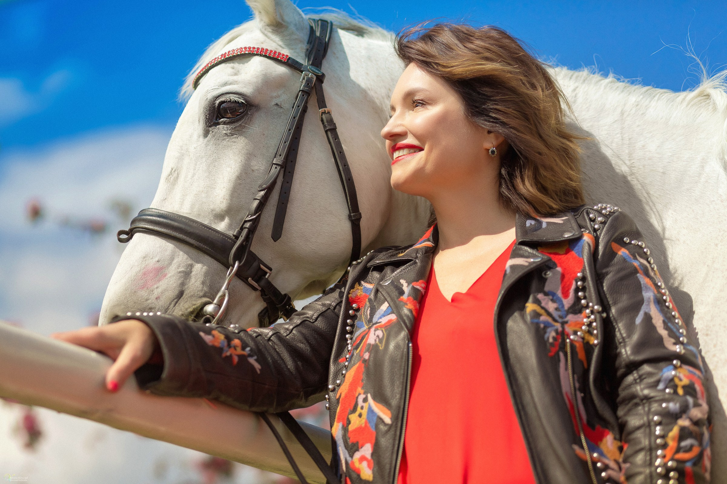 Галина и ее лошадь Сказка. Фотограф женский и мужской портрет Санкт-Петербург