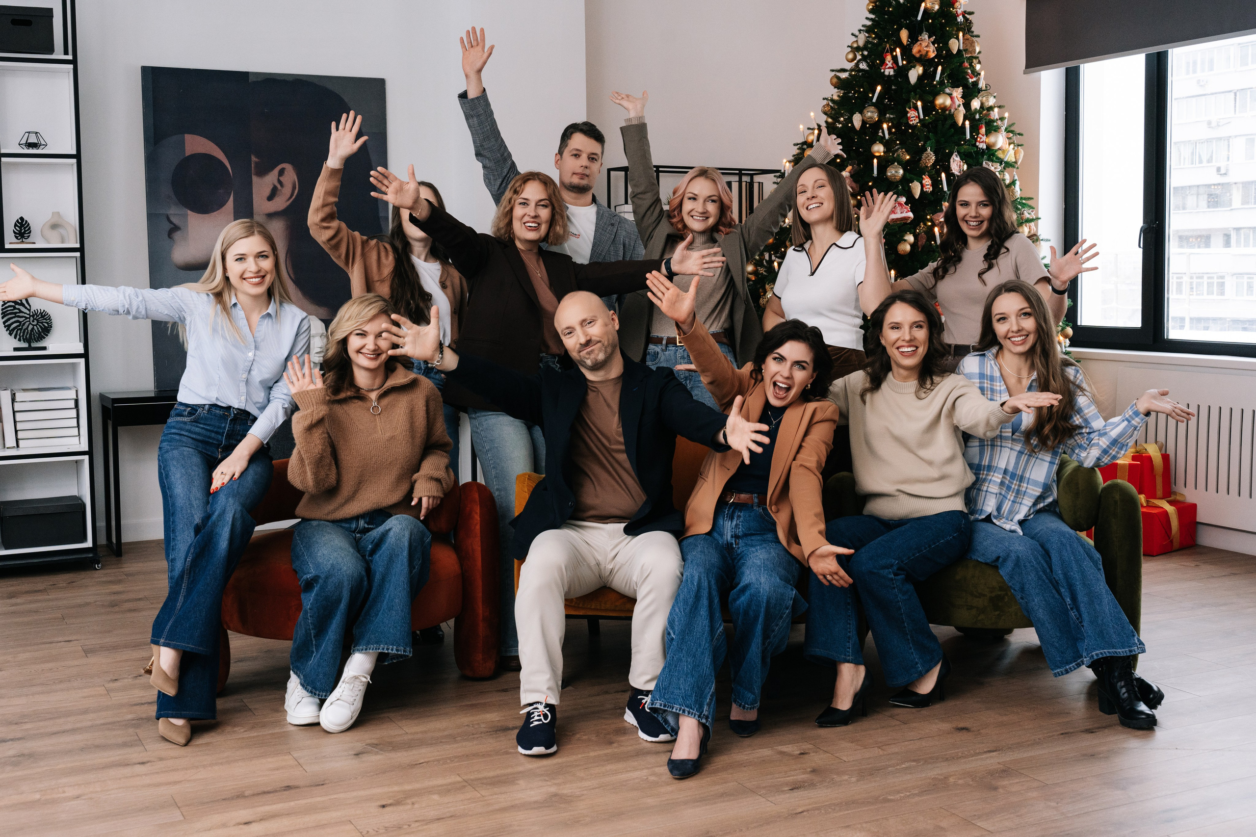 Бизнес фотосессия для сотрудников в фотостудии