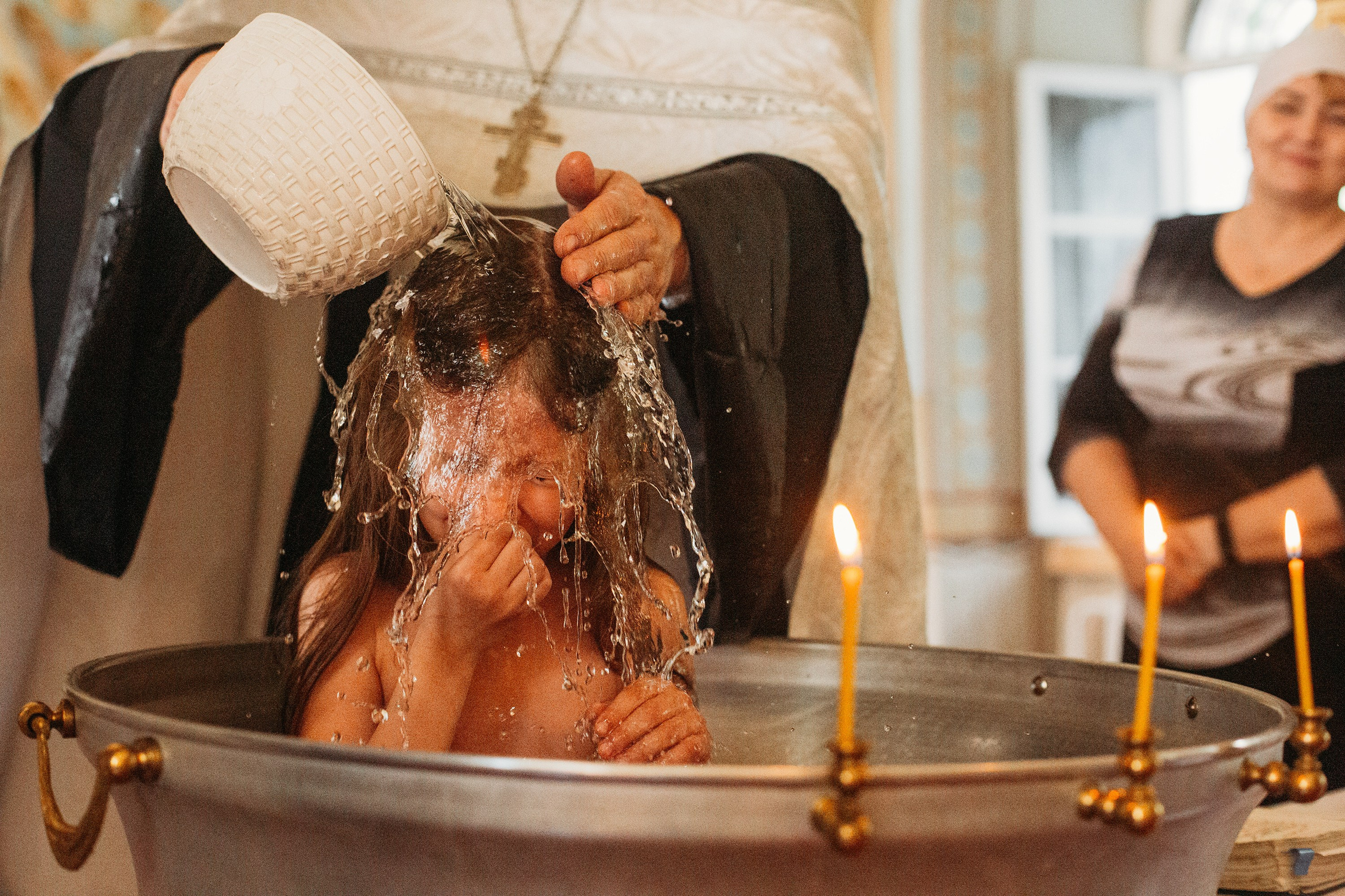 Крещение. Воскресенская церковь г. Томск. Семейный фотограф Томск