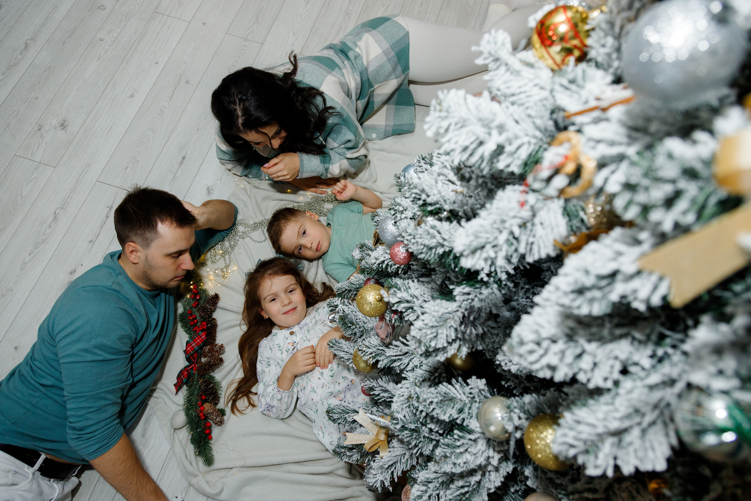 Предновогодняя домашняя фотосессия. Фотограф Александра Сыщенко