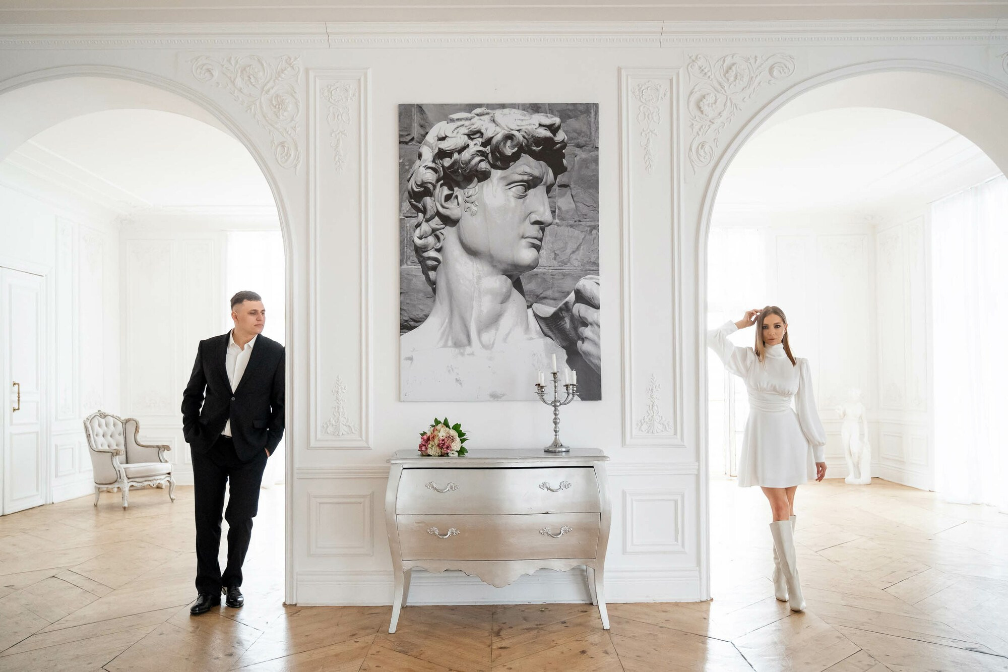 Свадебная съемка в фотостудии и Севкабеле. Свадебный фотограф в Санкт-Петербурге и Москве Андрей Нестеров