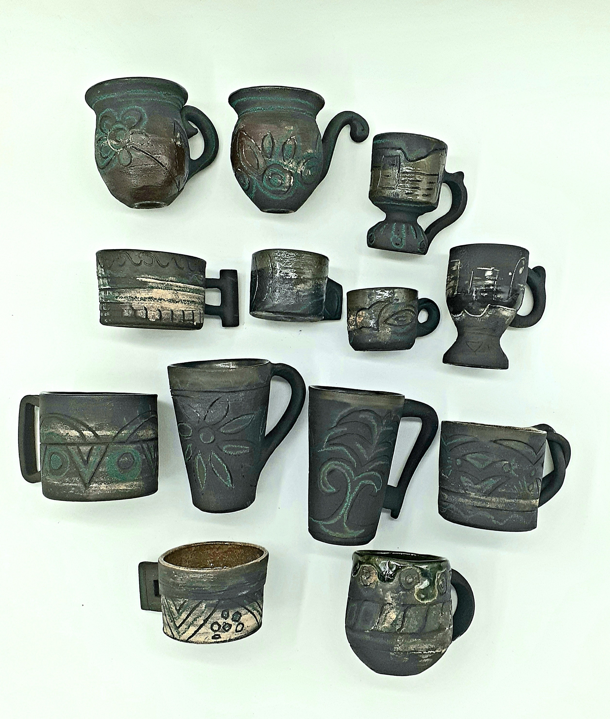 Наскальные рисунки. Керамика с историей. Елена Рогалёва