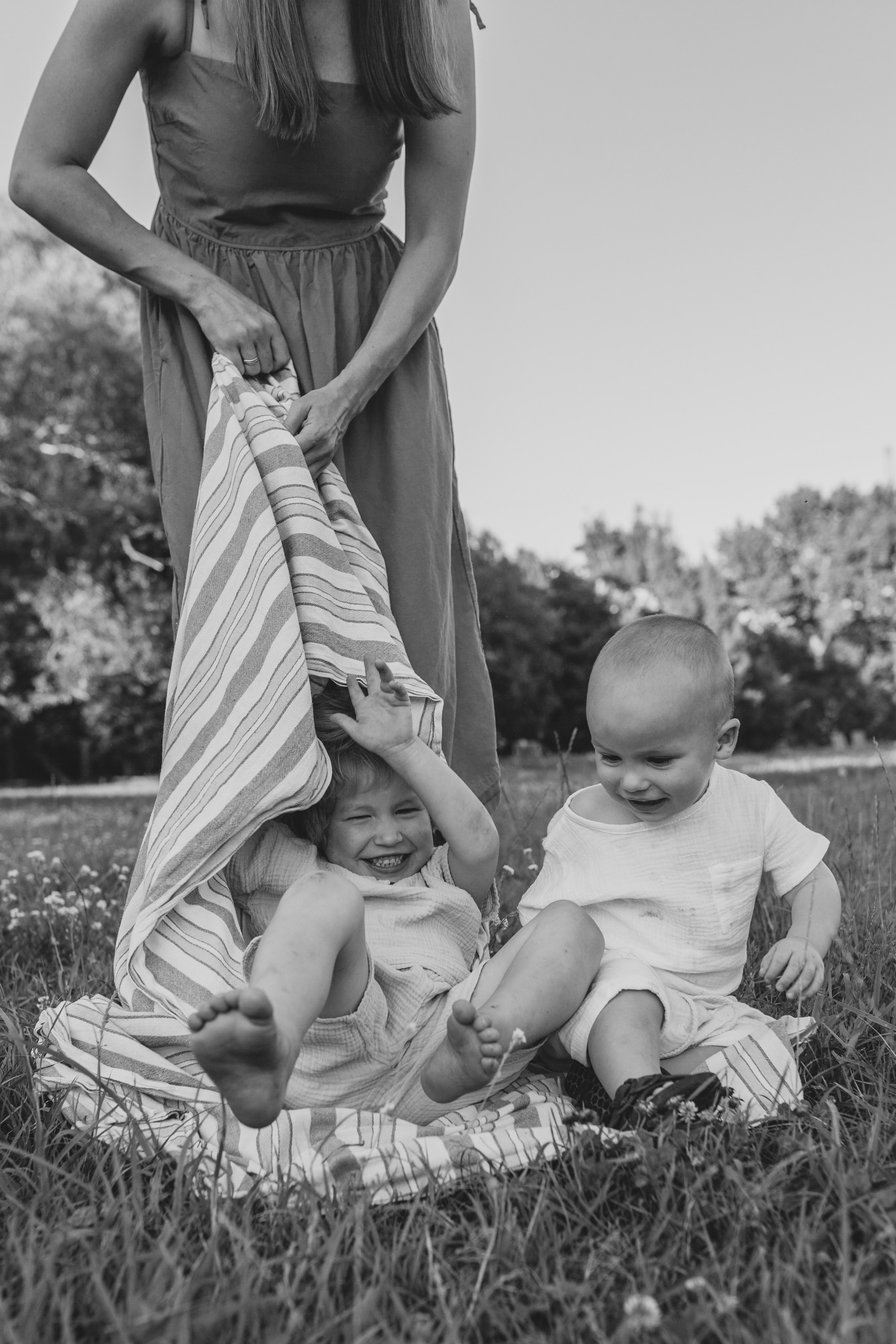 Оля и мальчишки. Семейный фотограф Полина Сарина Москва