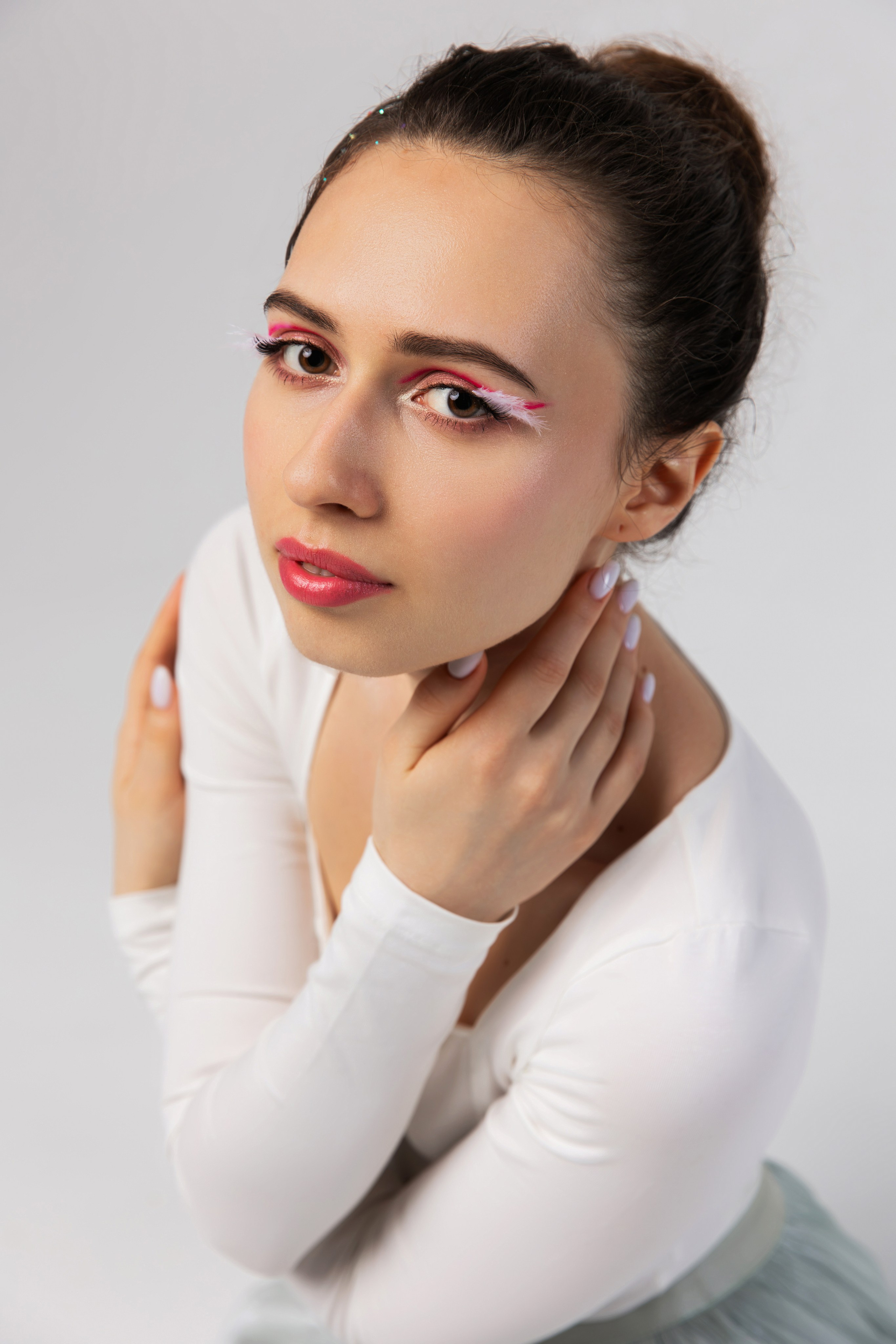 Женская фотосессия на циклораме. Семейный и женский фотограф в Москве Надежда Воробьева