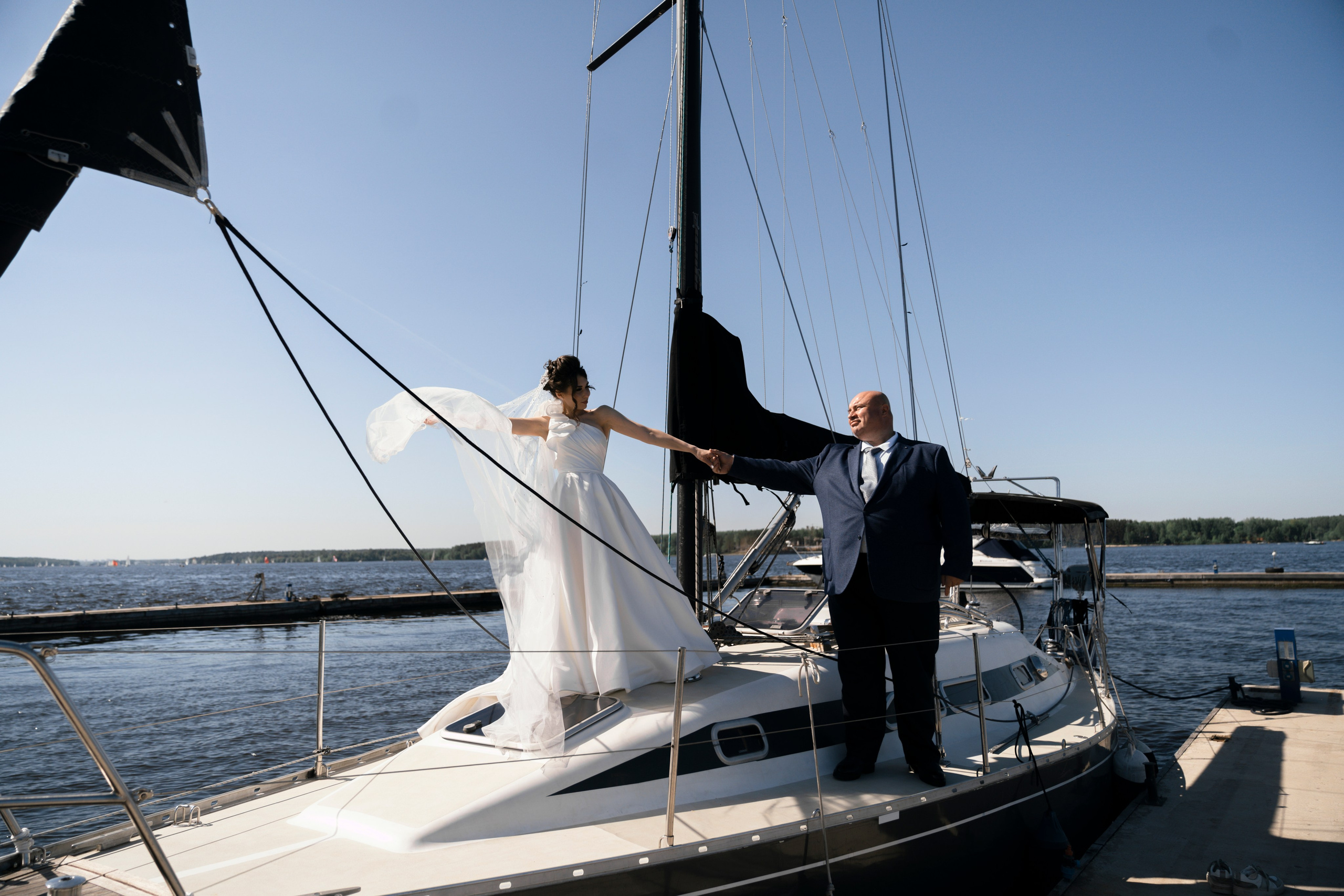 Яхт-клуб РОДИНА. Свадебный фотограф в Москве Кристина Чехова