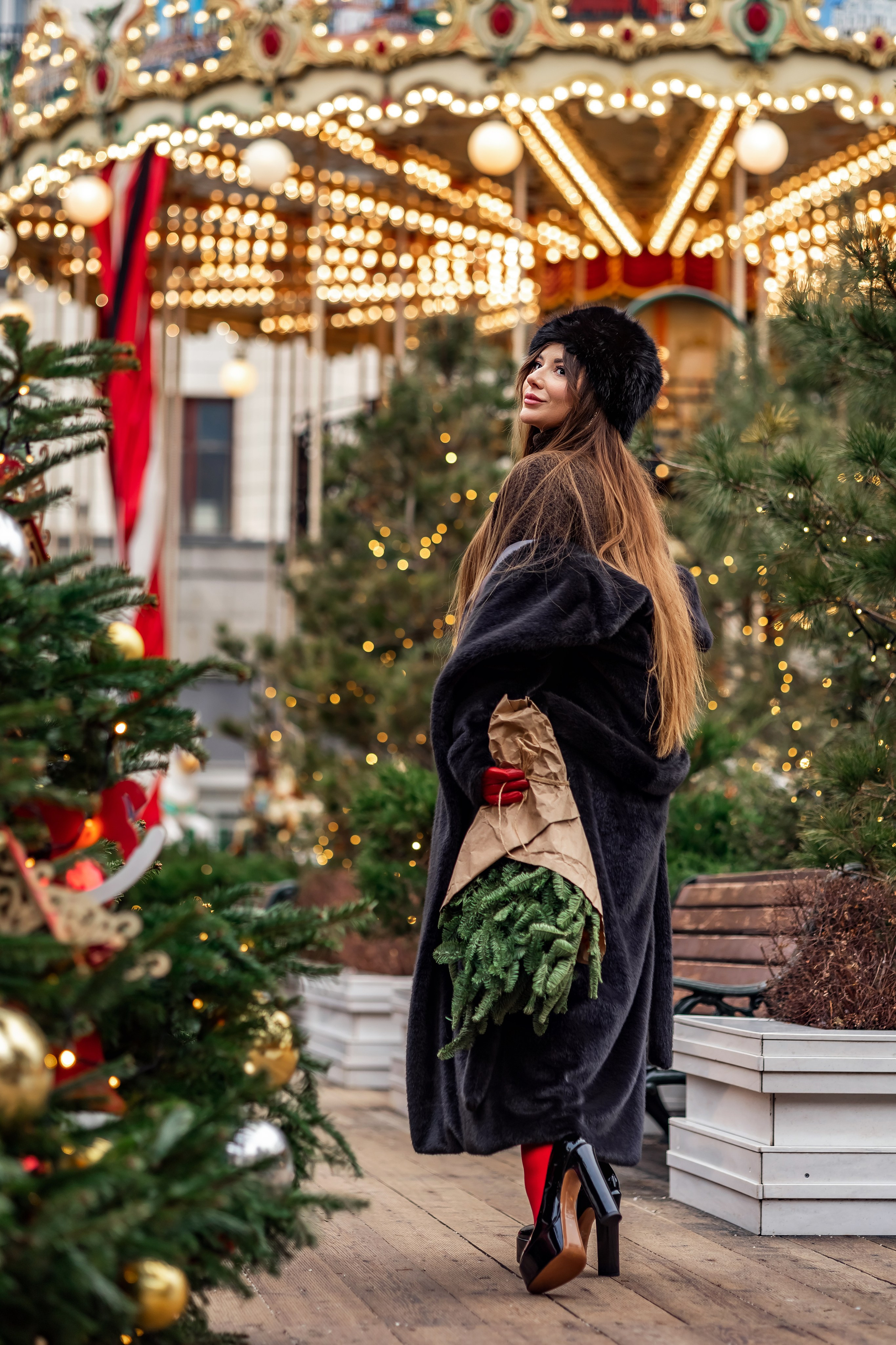 Москва новогодняя. Семейный и детский фотограф в Москве Анна Чертополох